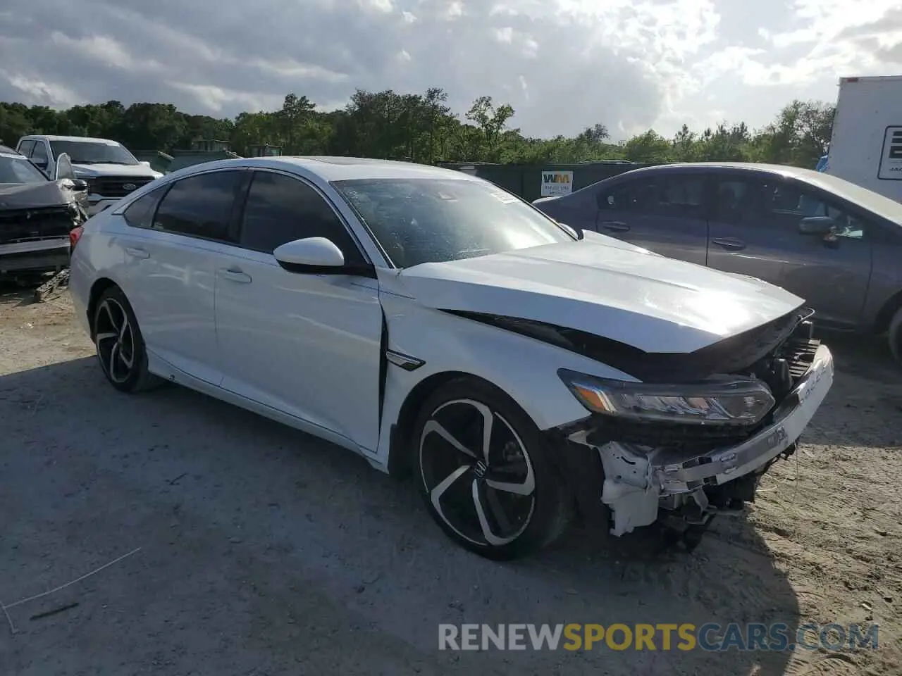 4 Photograph of a damaged car 1HGCV2F3XLA002043 HONDA ACCORD 2020