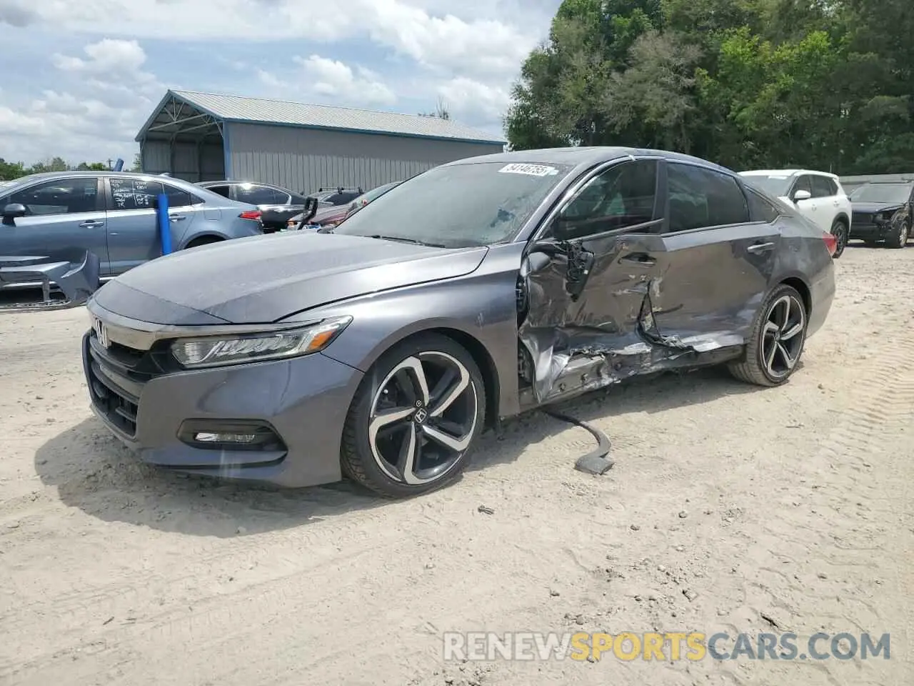 1 Photograph of a damaged car 1HGCV2F3XLA021580 HONDA ACCORD 2020
