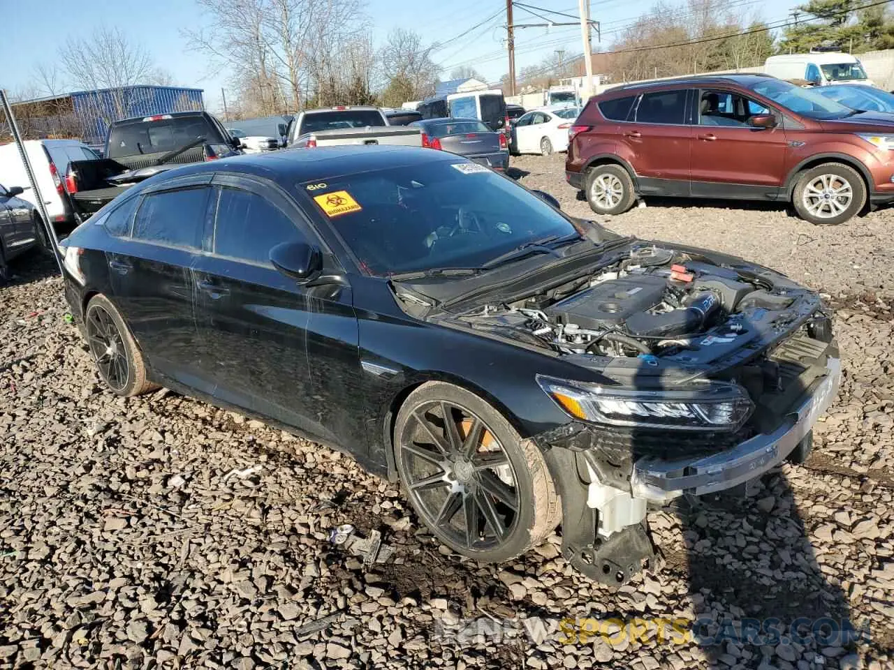 4 Photograph of a damaged car 1HGCV2F3XLA027878 HONDA ACCORD 2020