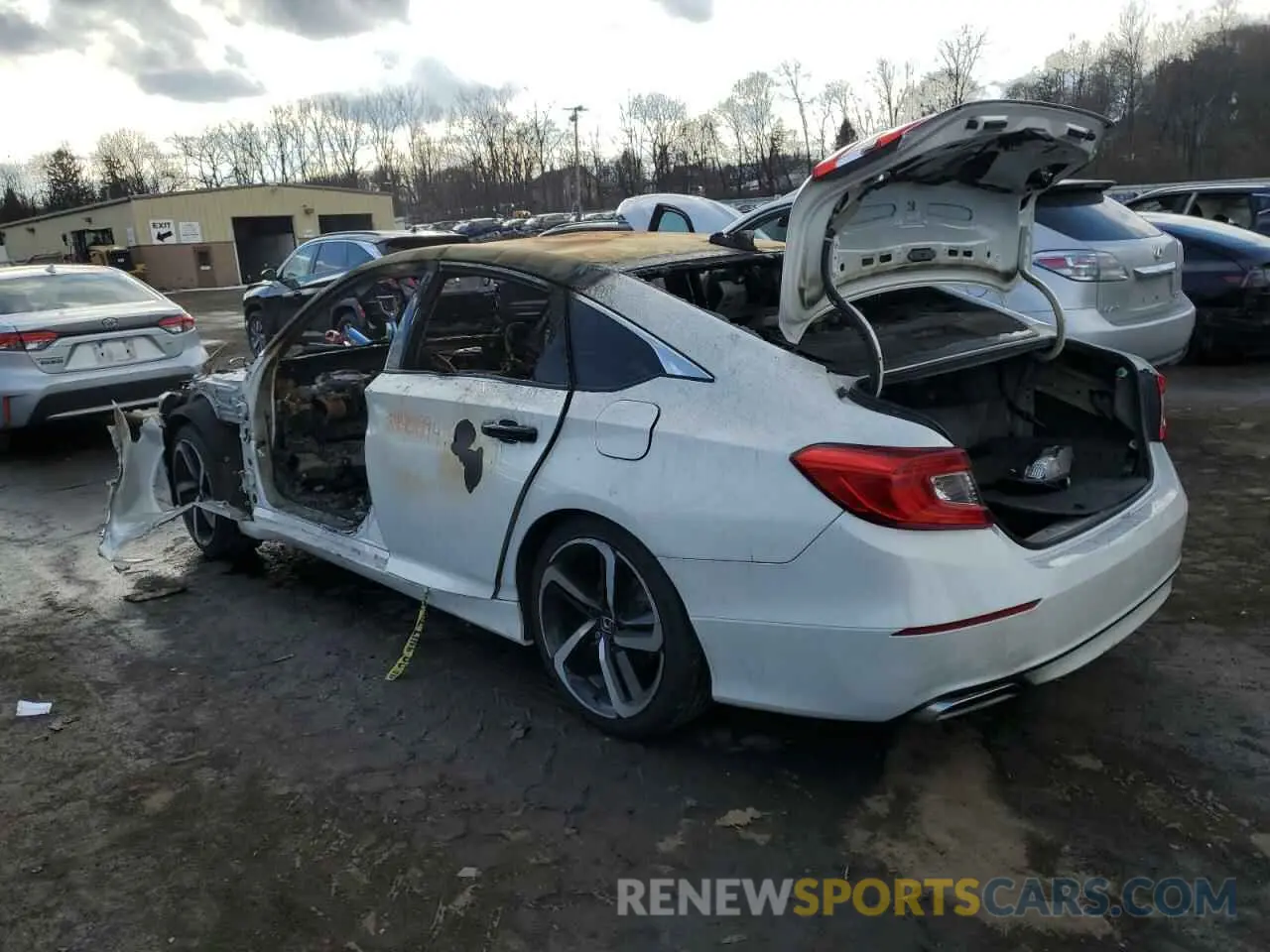 2 Photograph of a damaged car 1HGCV2F3XLA031087 HONDA ACCORD 2020