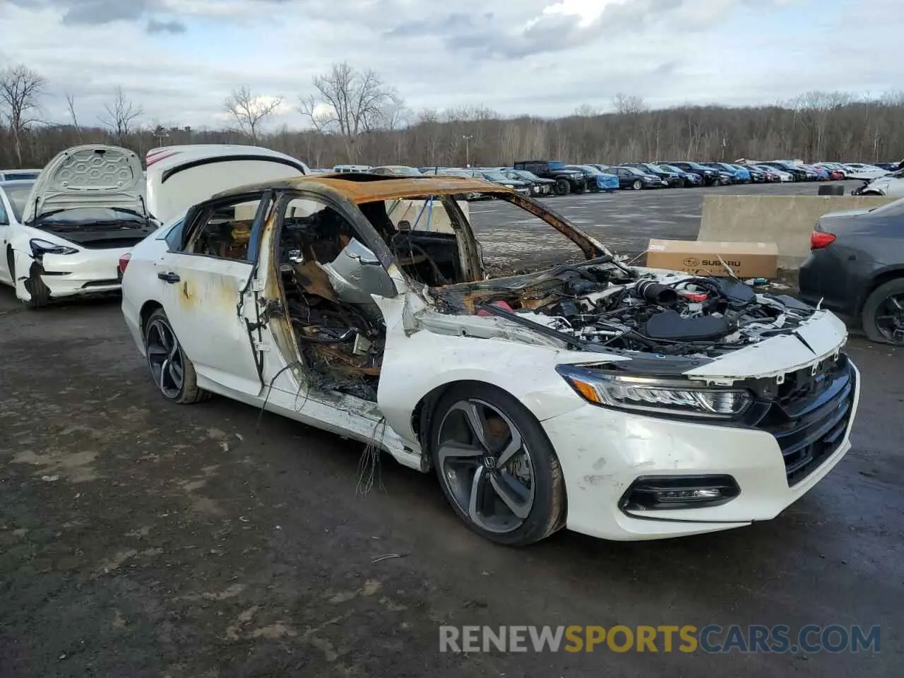 4 Photograph of a damaged car 1HGCV2F3XLA031087 HONDA ACCORD 2020