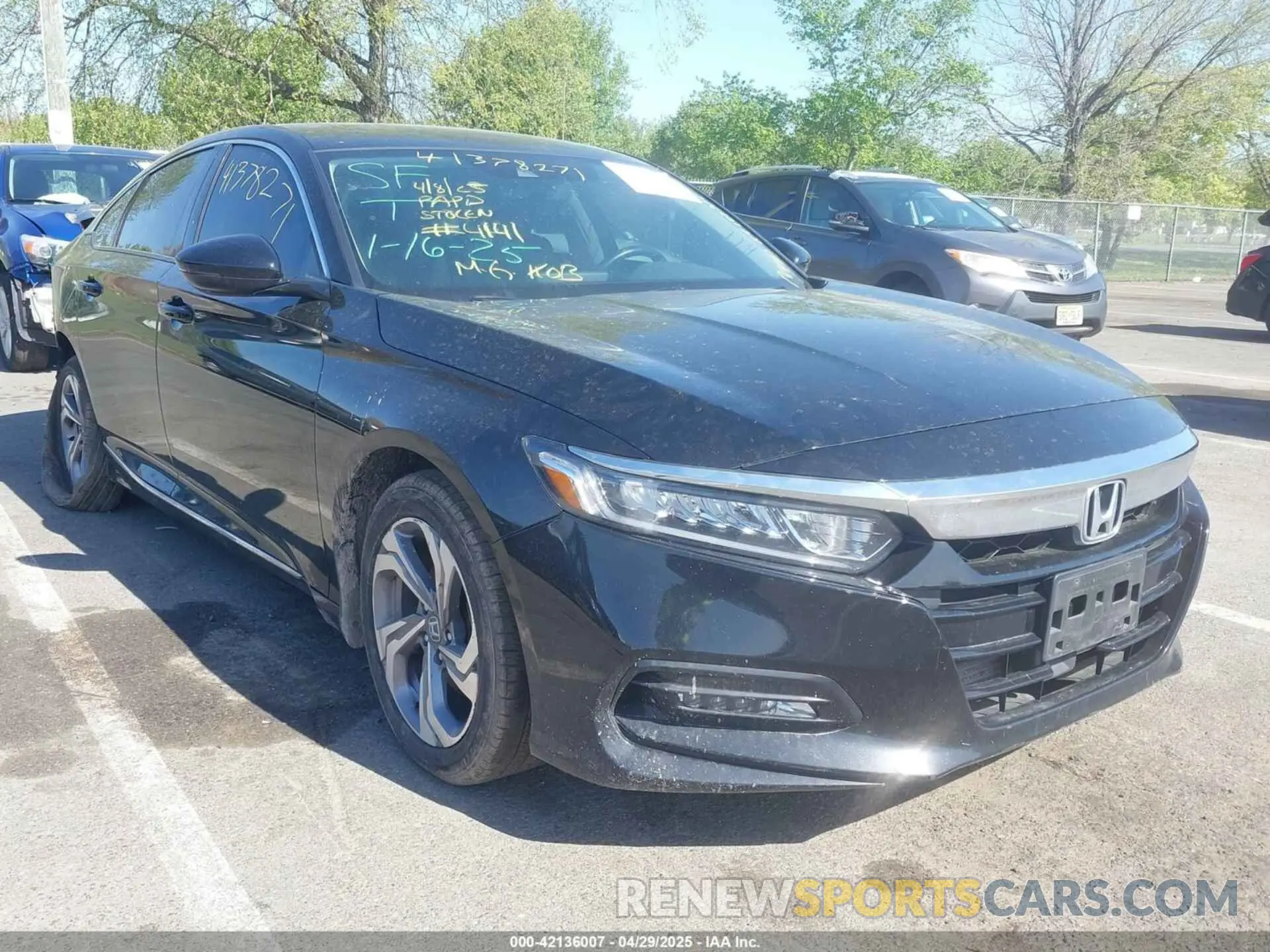 1 Photograph of a damaged car 1HGCV2F57LA004141 HONDA ACCORD 2020