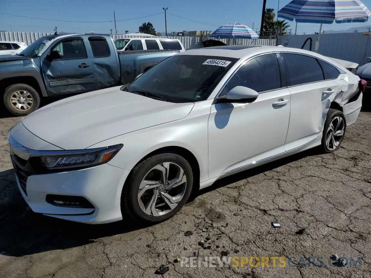 1 Photograph of a damaged car 1HGCV2F59LA007302 HONDA ACCORD 2020
