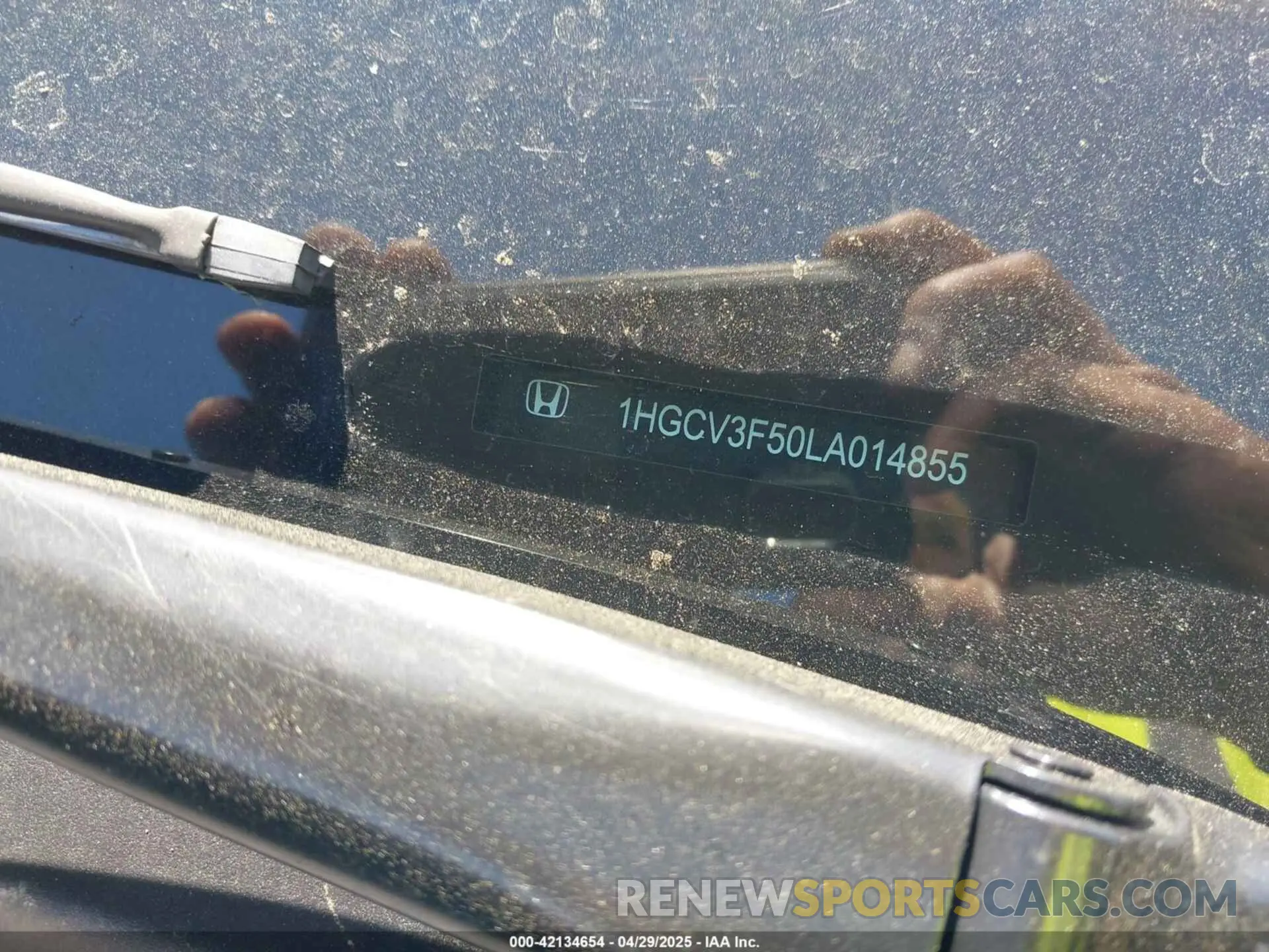 17 Photograph of a damaged car 1HGCV3F50LA014855 HONDA ACCORD 2020