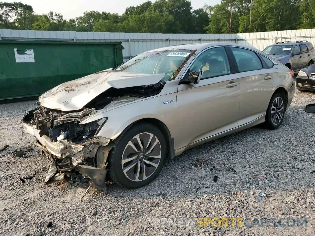 1 Photograph of a damaged car 1HGCV3F51LA015612 HONDA ACCORD 2020