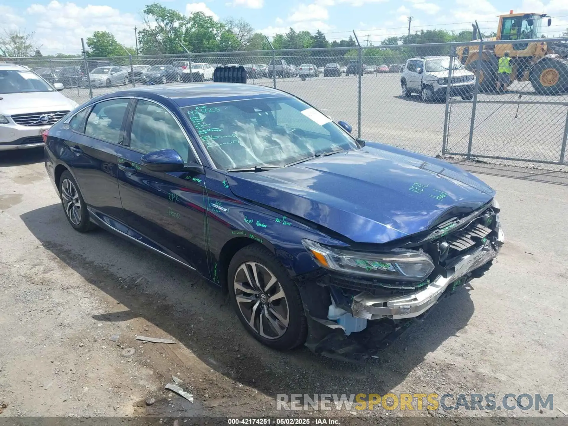 1 Photograph of a damaged car 1HGCV3F55LA006332 HONDA ACCORD 2020