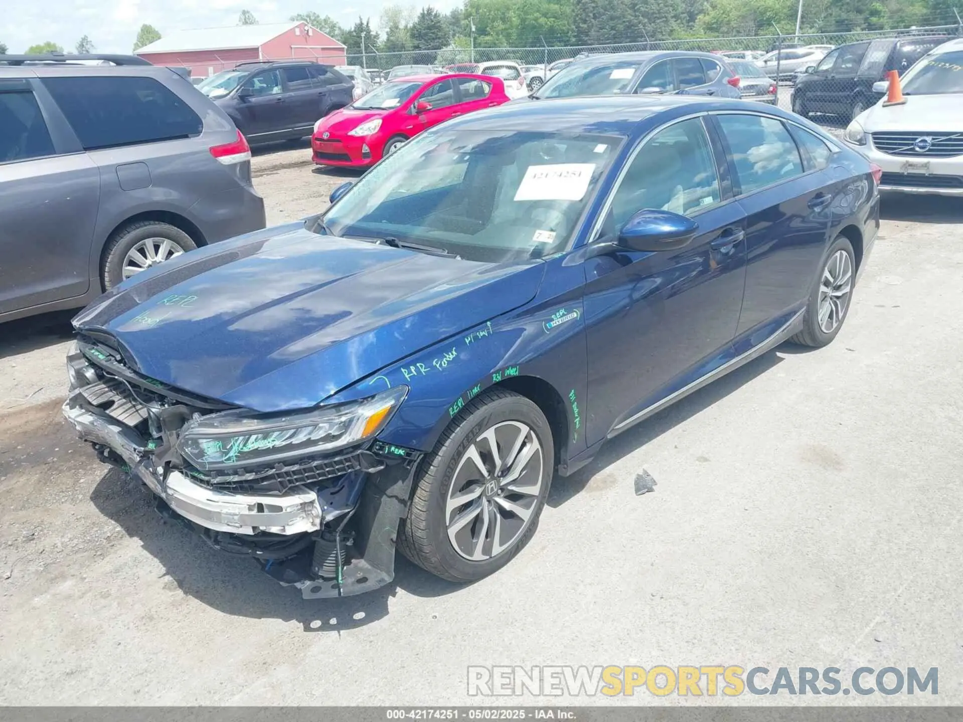 2 Photograph of a damaged car 1HGCV3F55LA006332 HONDA ACCORD 2020