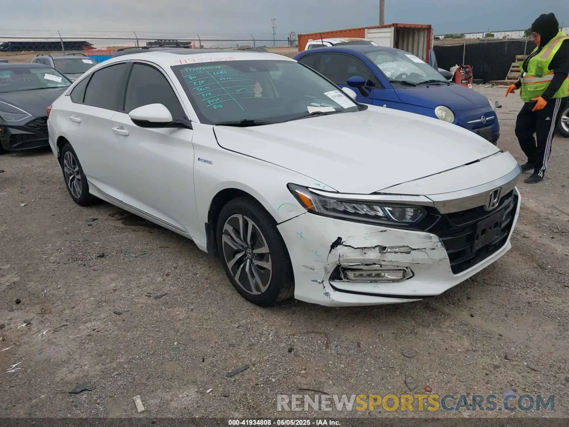 1 Photograph of a damaged car 1HGCV3F57LA010768 HONDA ACCORD 2020