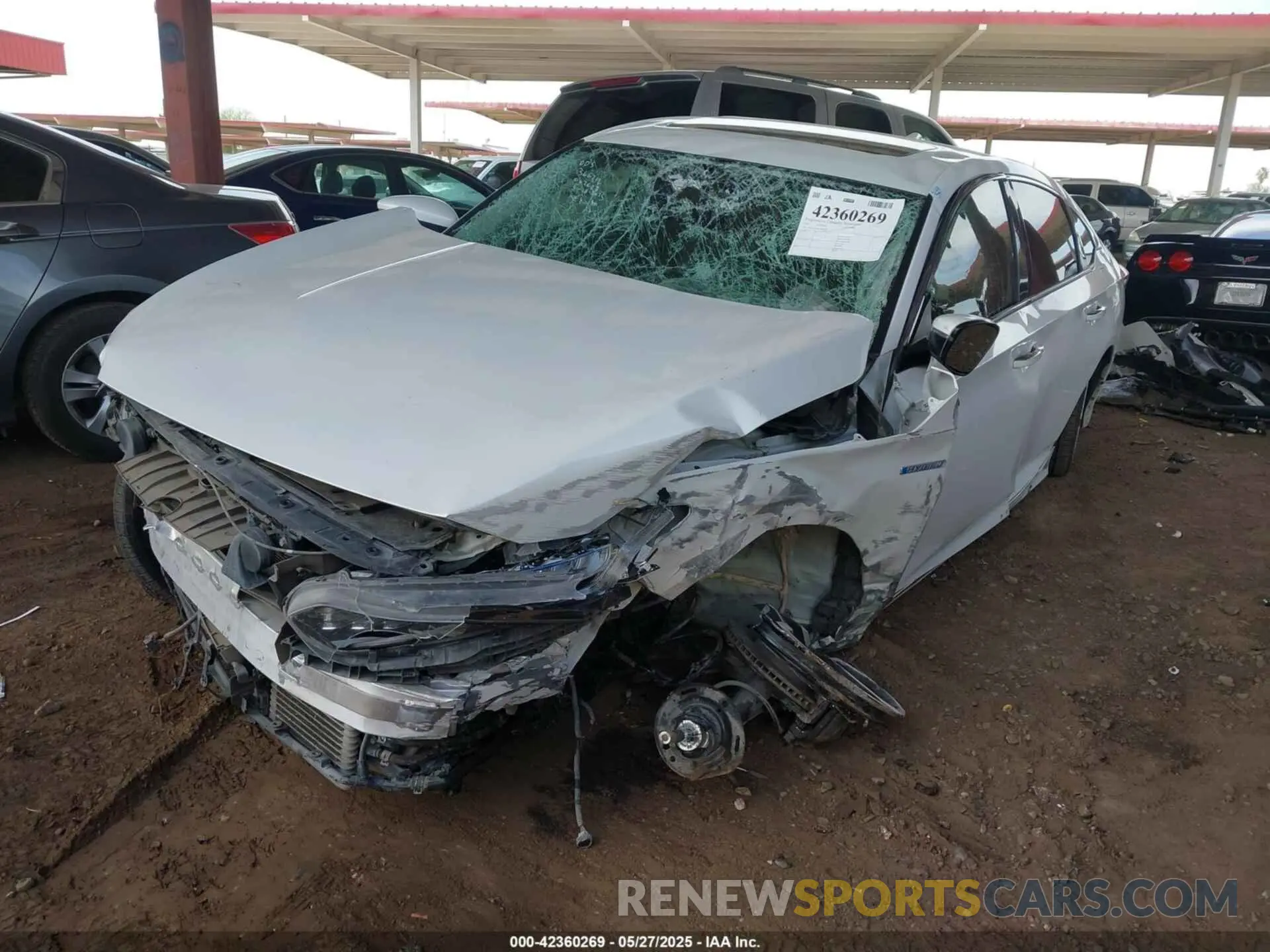 2 Photograph of a damaged car 1HGCV3F90LA002627 HONDA ACCORD 2020