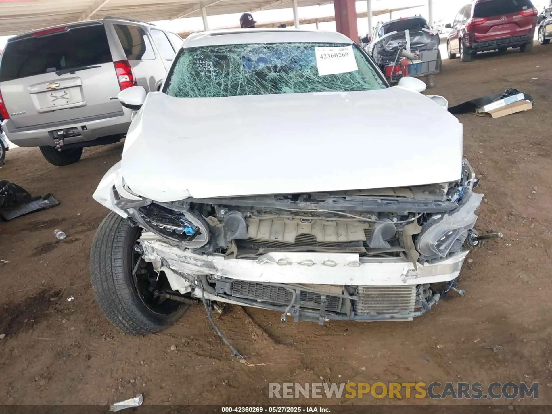 6 Photograph of a damaged car 1HGCV3F90LA002627 HONDA ACCORD 2020