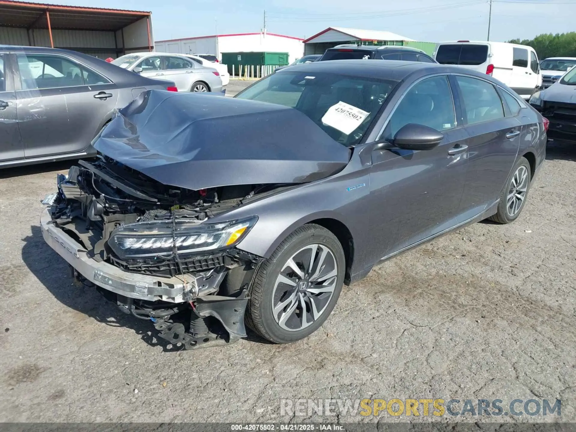 2 Photograph of a damaged car 1HGCV3F90LA013434 HONDA ACCORD 2020