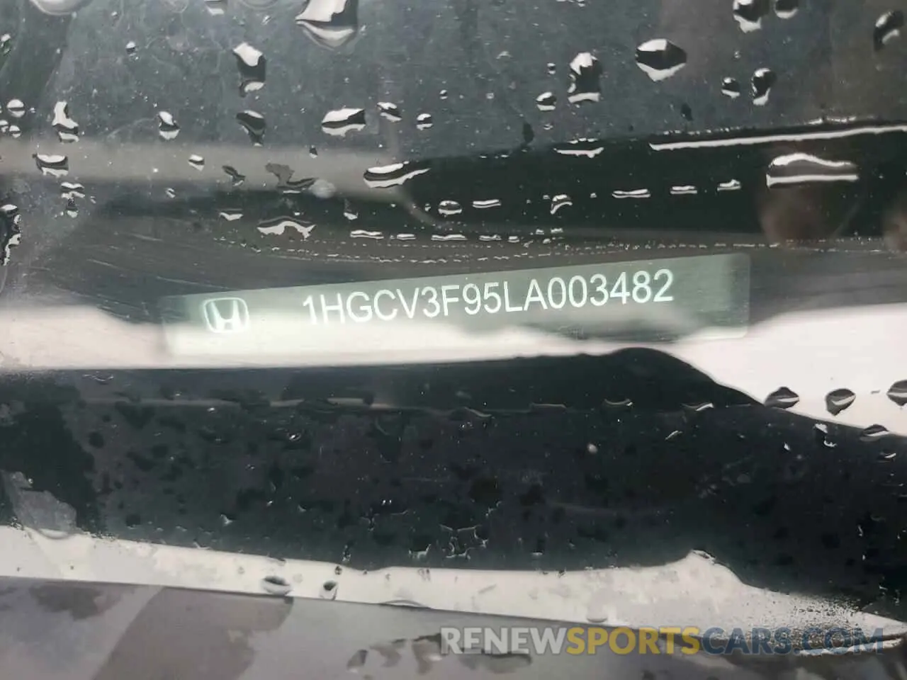 12 Photograph of a damaged car 1HGCV3F95LA003482 HONDA ACCORD 2020