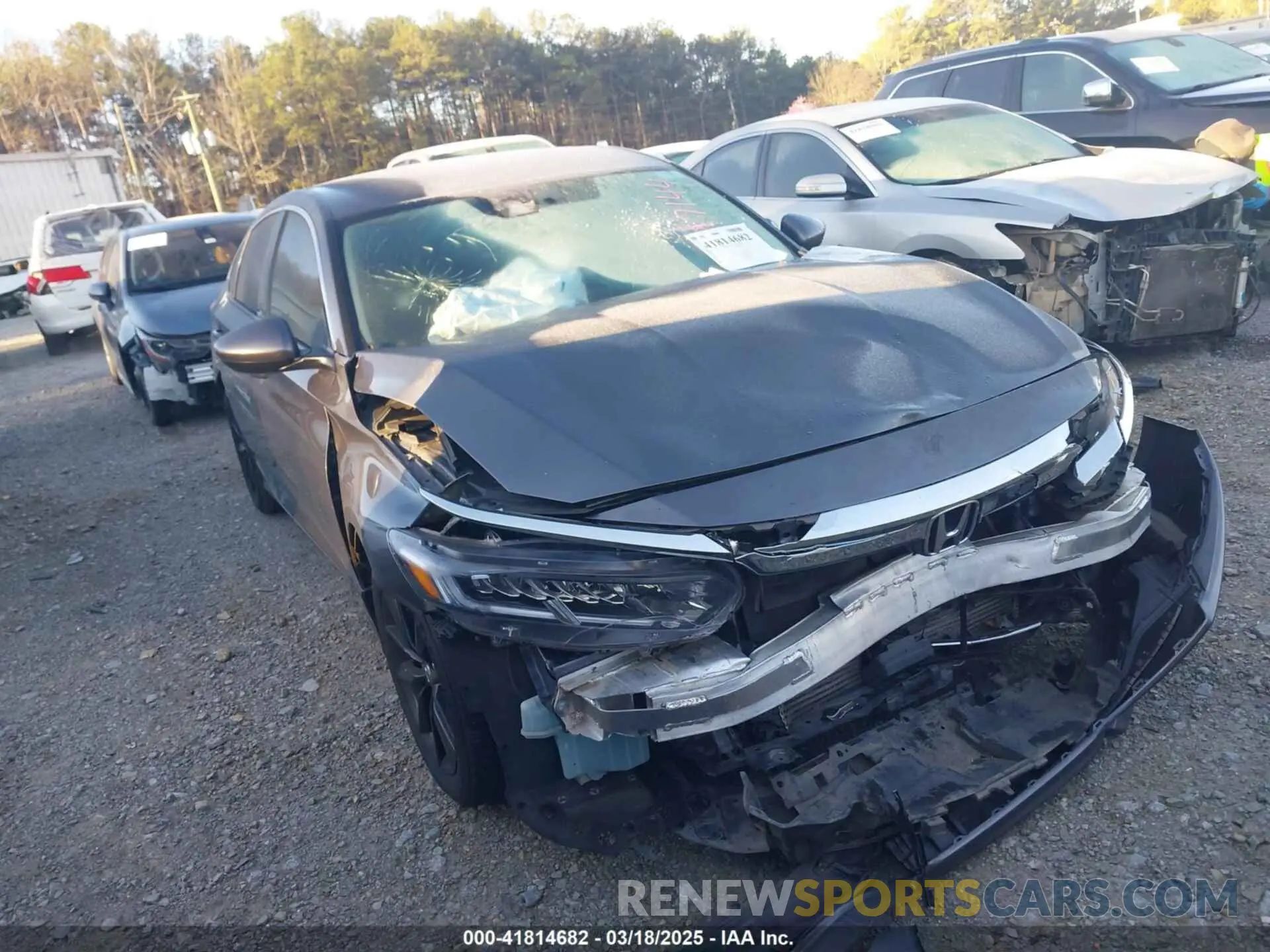1 Photograph of a damaged car 1HGCV1F10MA017144 HONDA ACCORD 2021