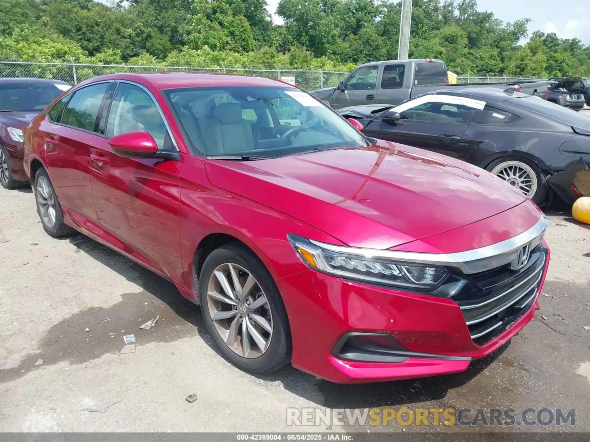 1 Photograph of a damaged car 1HGCV1F10MA028435 HONDA ACCORD 2021