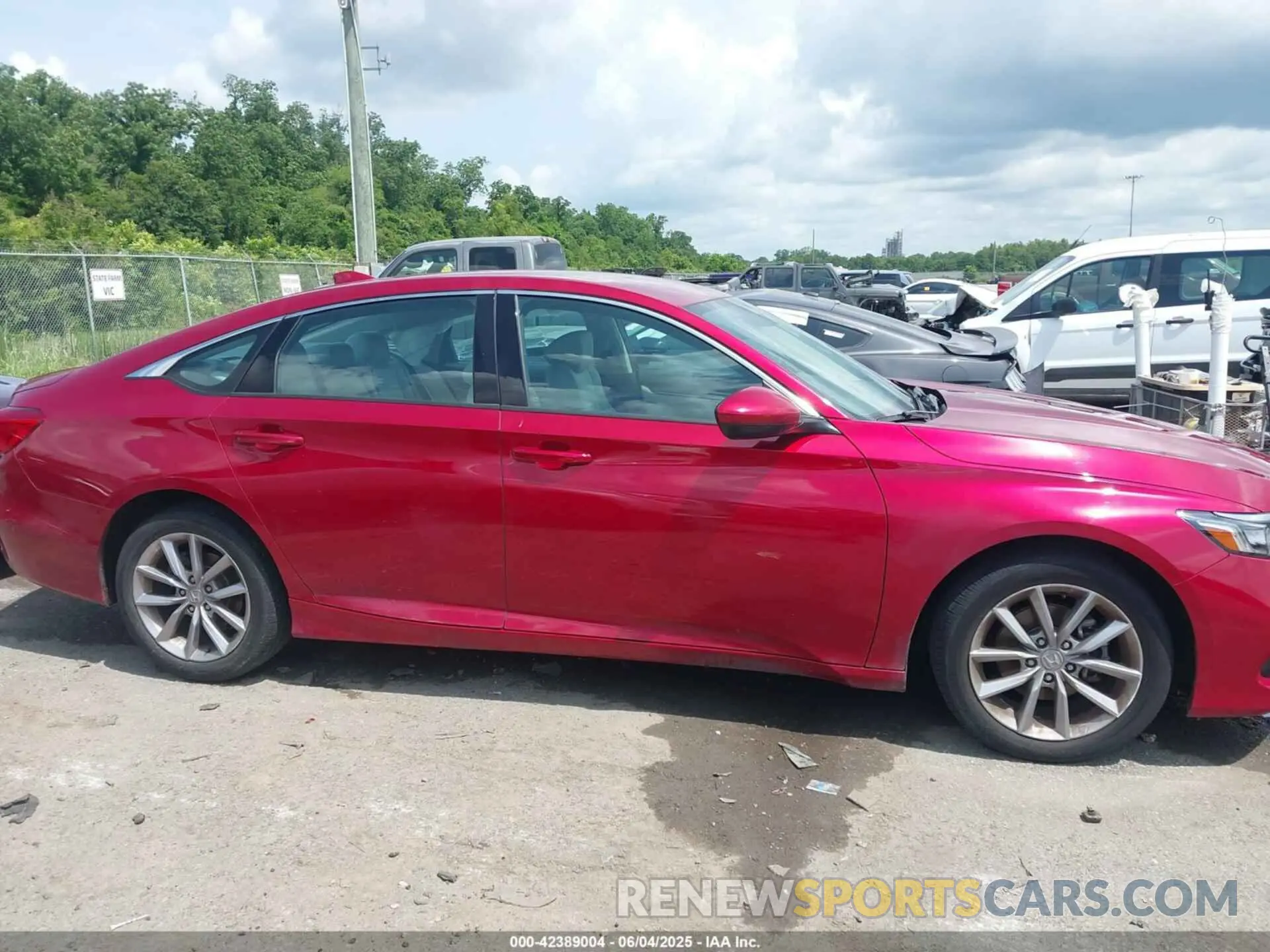 13 Photograph of a damaged car 1HGCV1F10MA028435 HONDA ACCORD 2021
