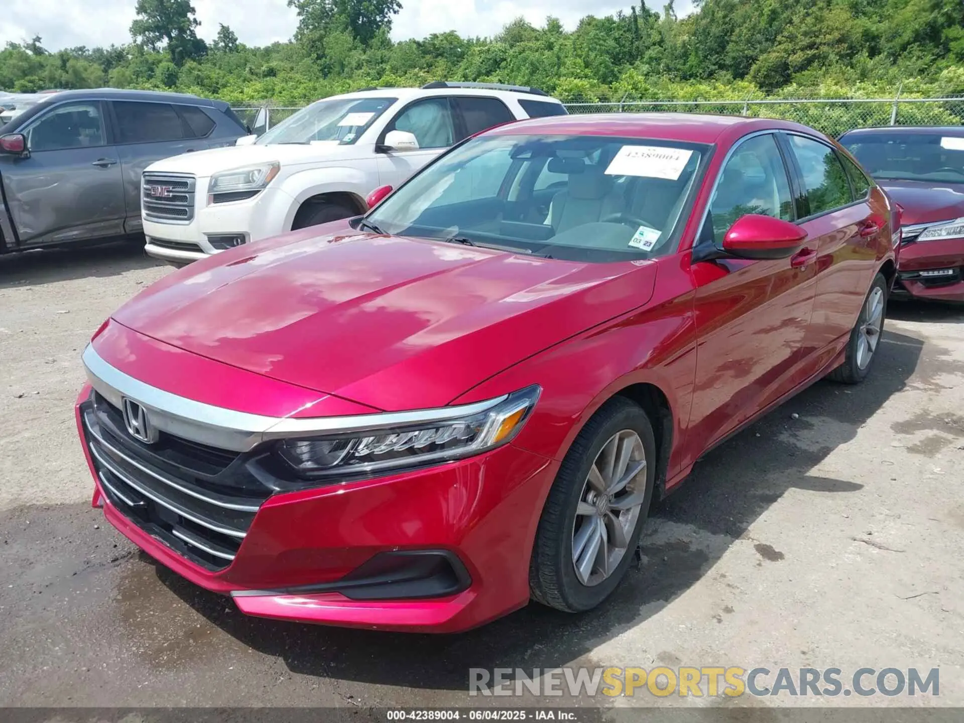 2 Photograph of a damaged car 1HGCV1F10MA028435 HONDA ACCORD 2021