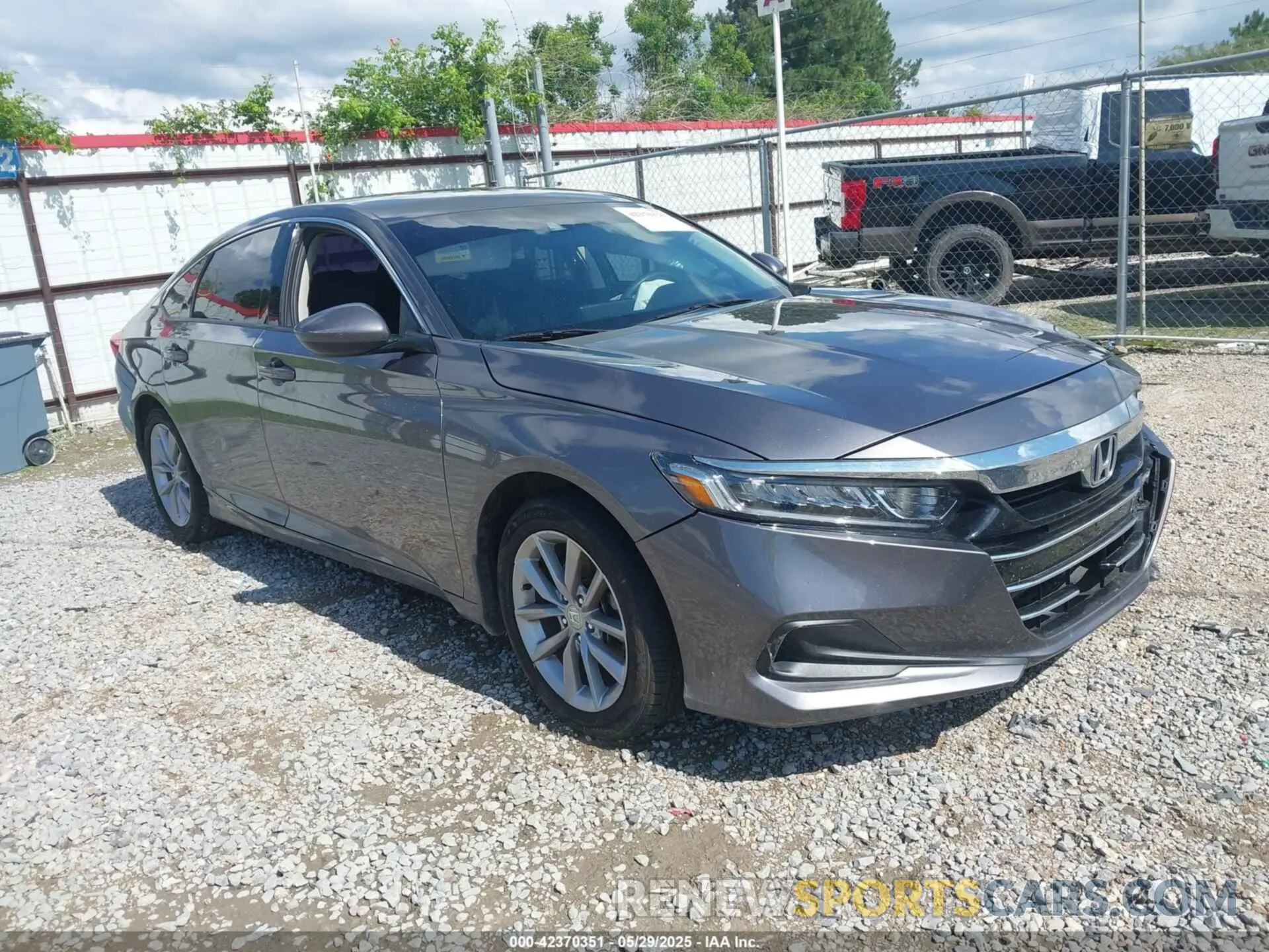 1 Photograph of a damaged car 1HGCV1F10MA054467 HONDA ACCORD 2021