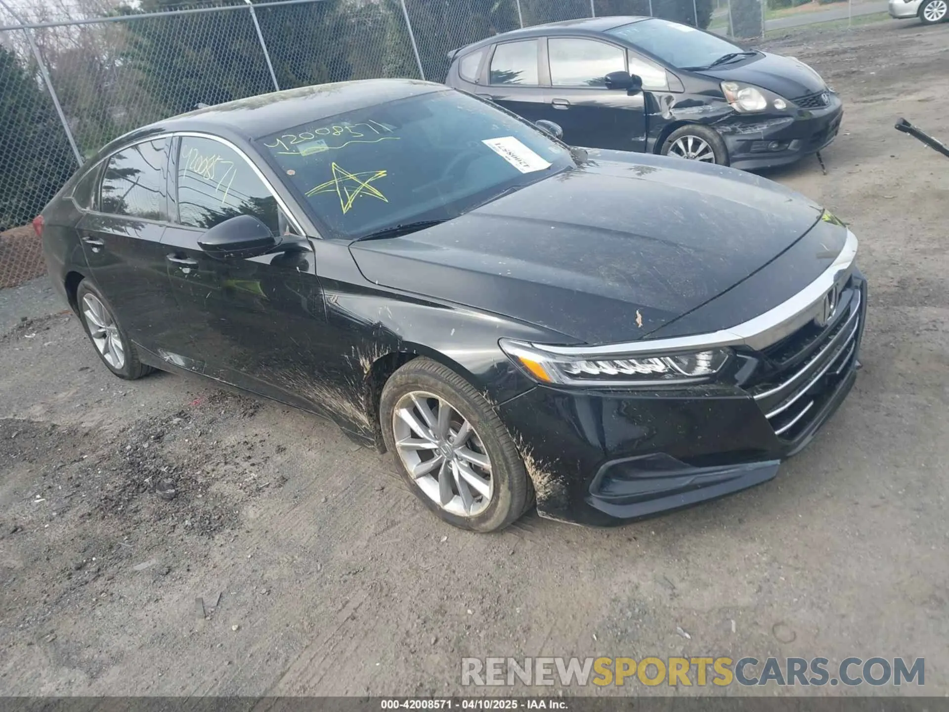 1 Photograph of a damaged car 1HGCV1F10MA069258 HONDA ACCORD 2021