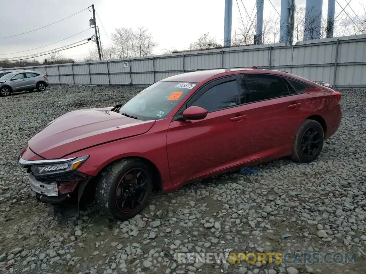 1 Photograph of a damaged car 1HGCV1F11MA016522 HONDA ACCORD 2021