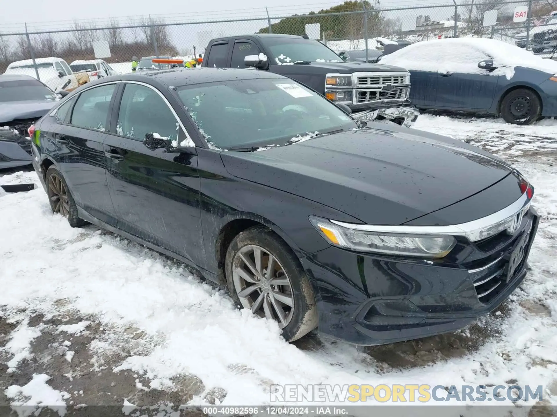 1 Photograph of a damaged car 1HGCV1F11MA017525 HONDA ACCORD 2021