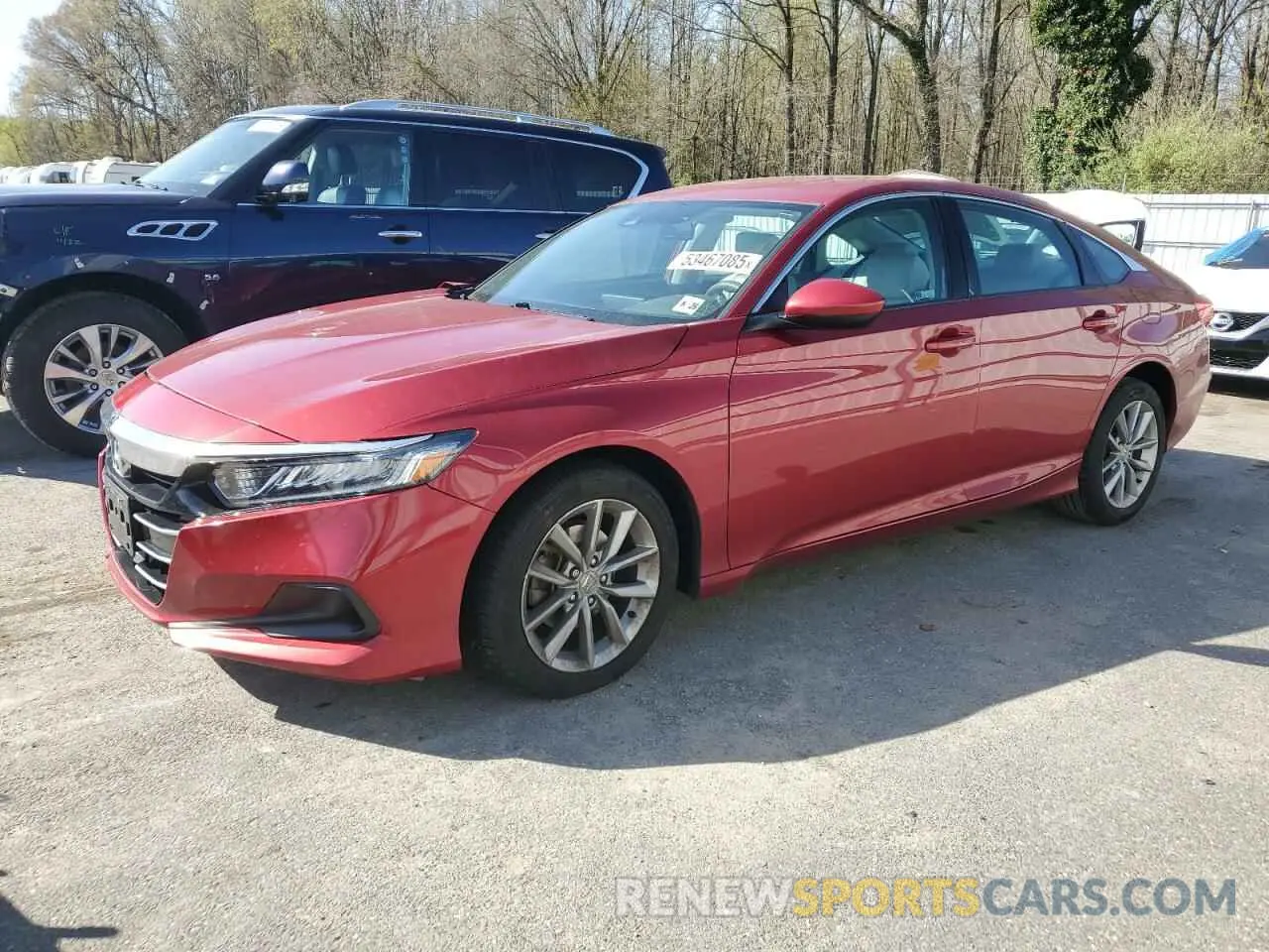 1 Photograph of a damaged car 1HGCV1F11MA038701 HONDA ACCORD 2021