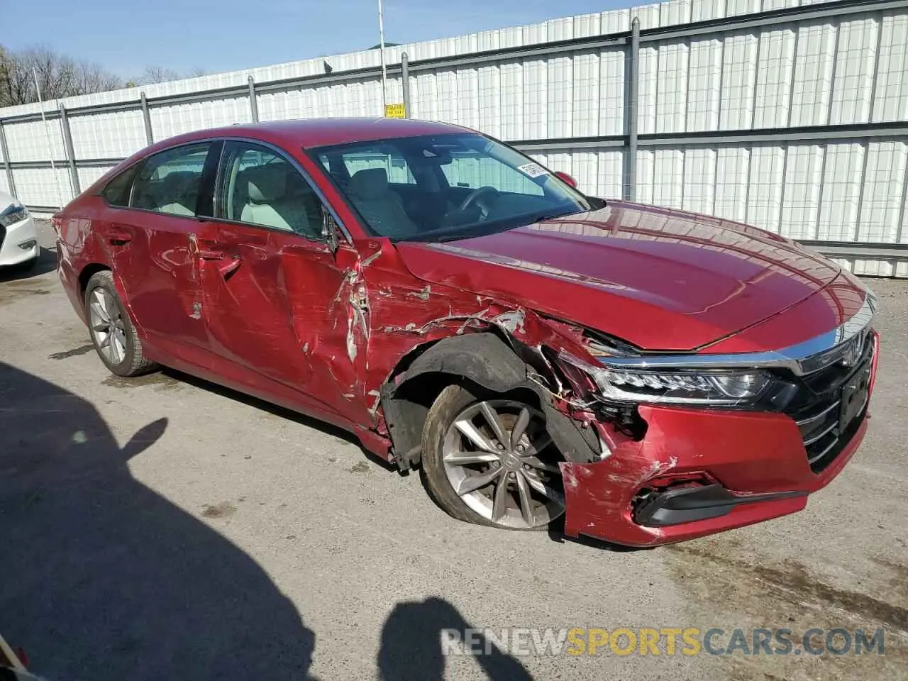 4 Photograph of a damaged car 1HGCV1F11MA038701 HONDA ACCORD 2021