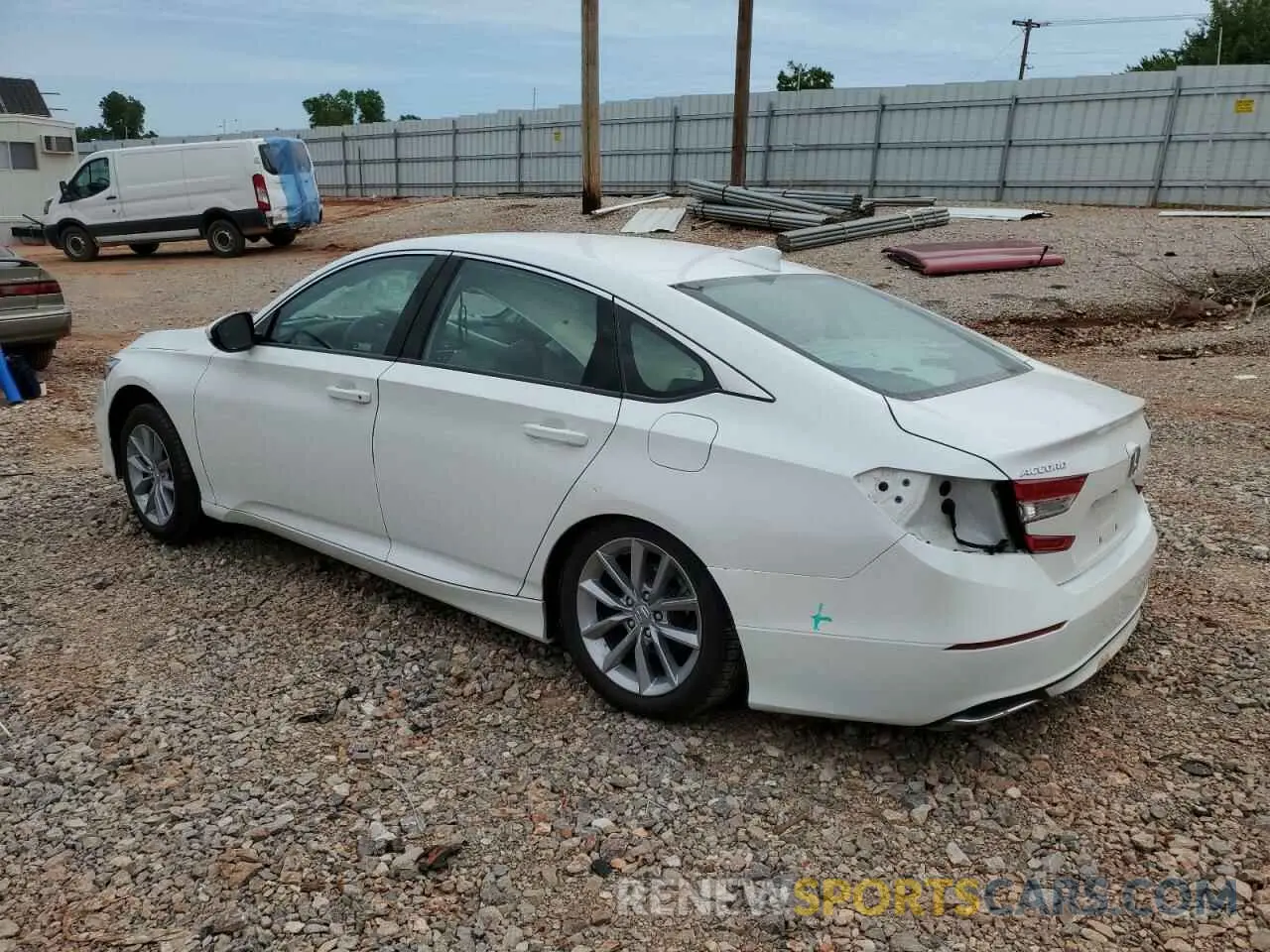 2 Photograph of a damaged car 1HGCV1F11MA044448 HONDA ACCORD 2021
