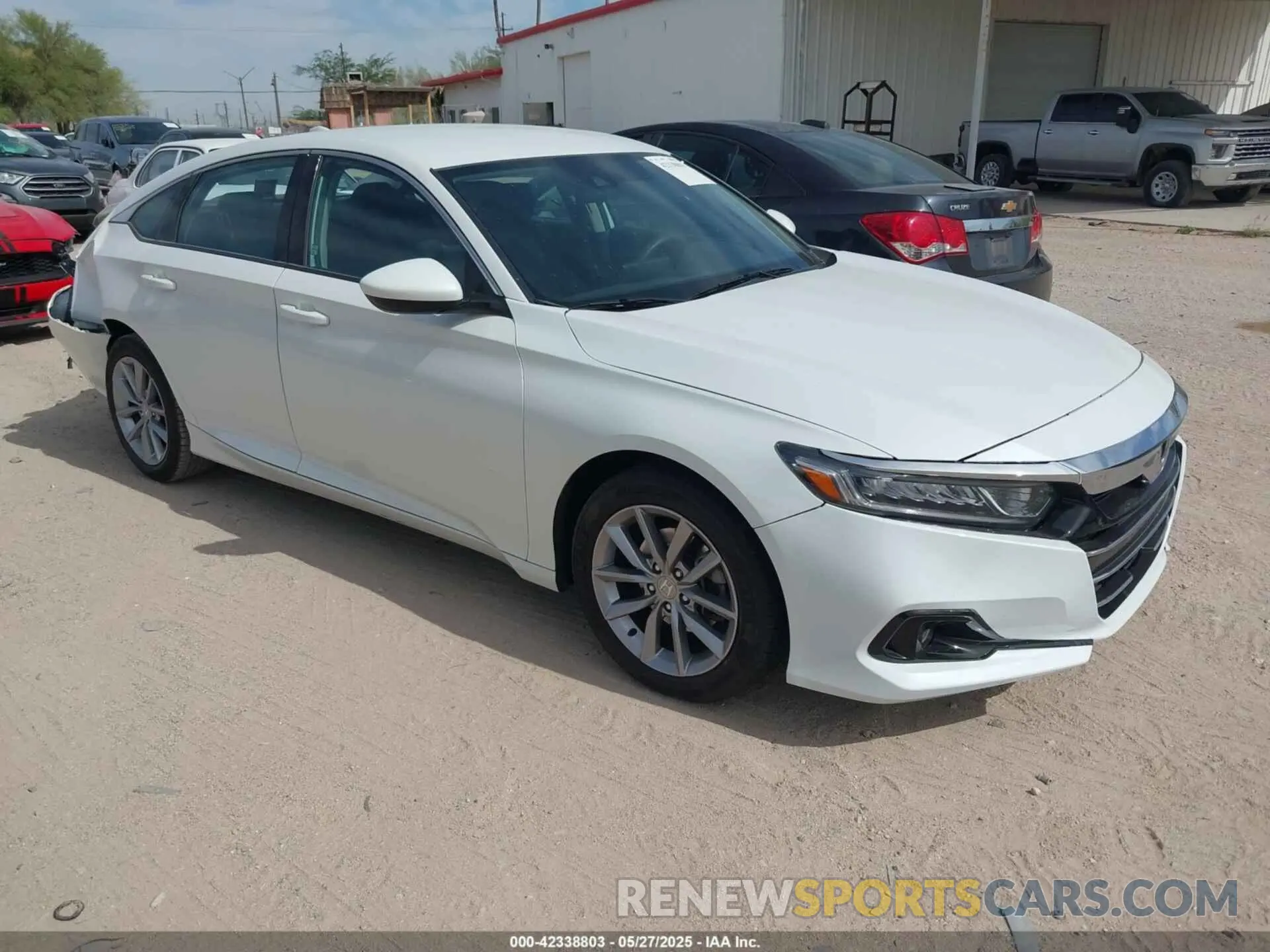 1 Photograph of a damaged car 1HGCV1F11MA052856 HONDA ACCORD 2021