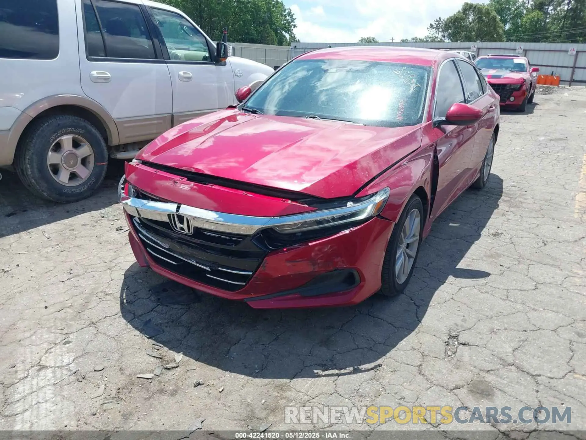 2 Photograph of a damaged car 1HGCV1F11MA076073 HONDA ACCORD 2021
