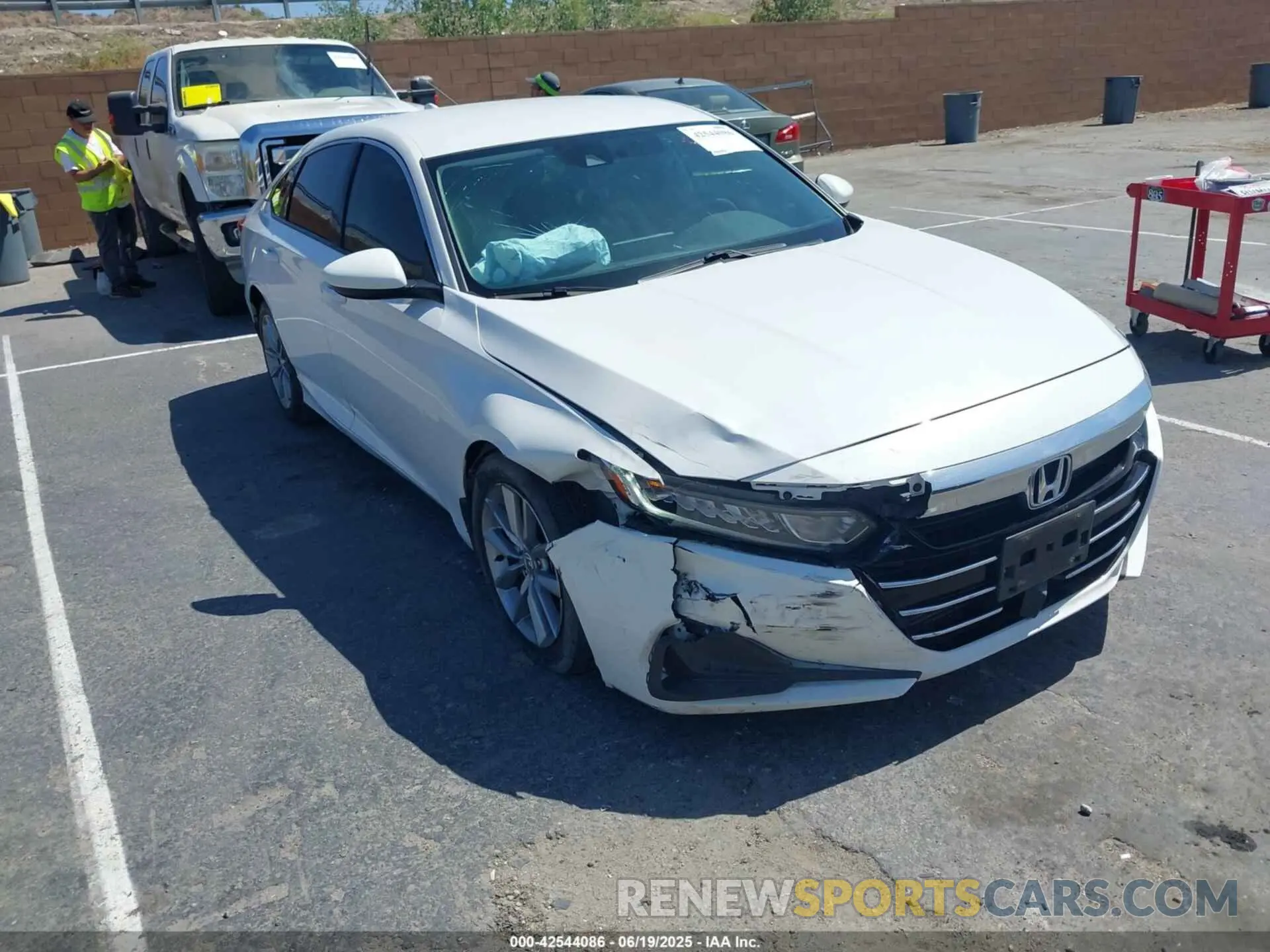 1 Photograph of a damaged car 1HGCV1F12MA043020 HONDA ACCORD 2021