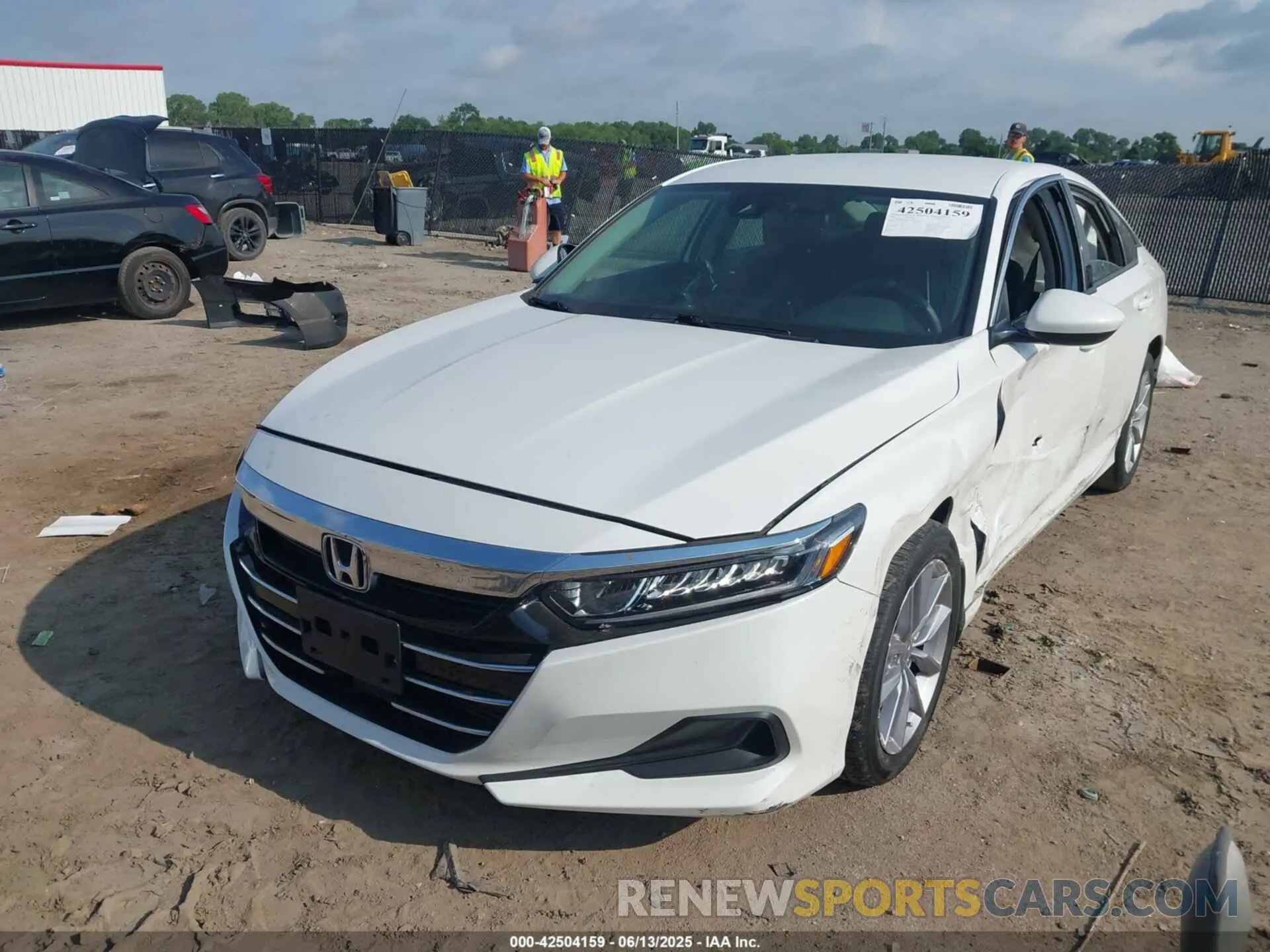 2 Photograph of a damaged car 1HGCV1F12MA107539 HONDA ACCORD 2021