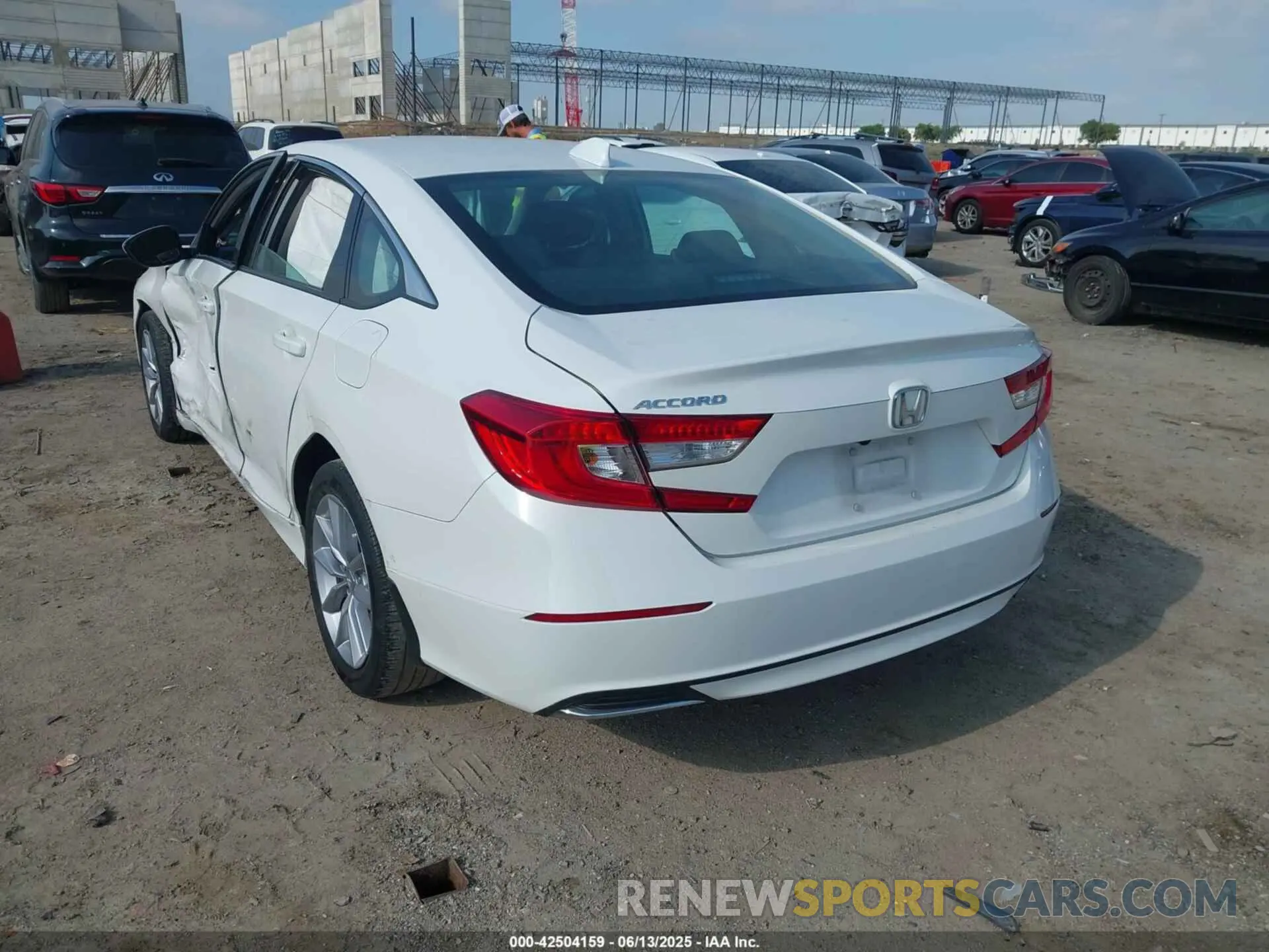3 Photograph of a damaged car 1HGCV1F12MA107539 HONDA ACCORD 2021