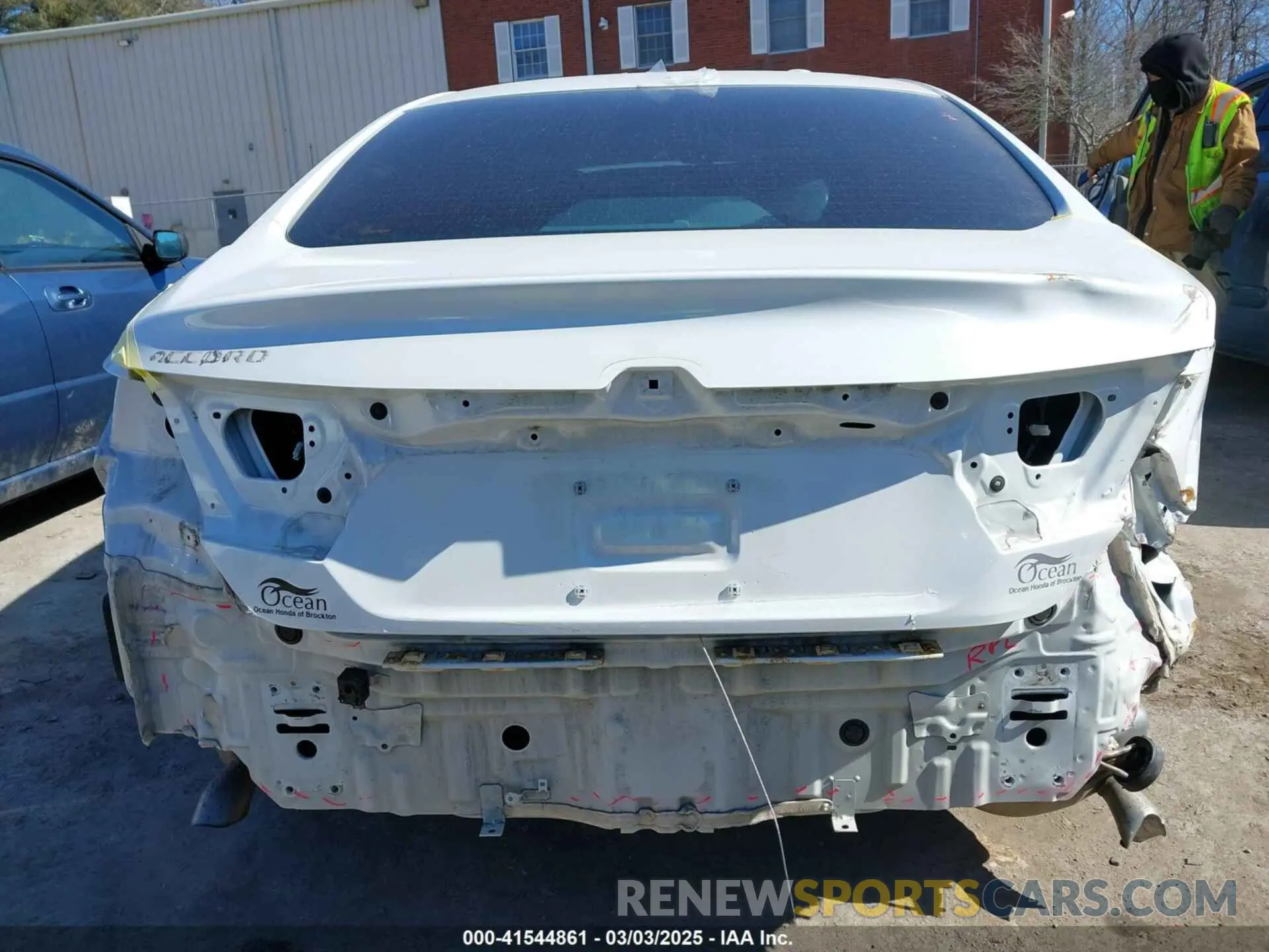 6 Photograph of a damaged car 1HGCV1F12MA119934 HONDA ACCORD 2021
