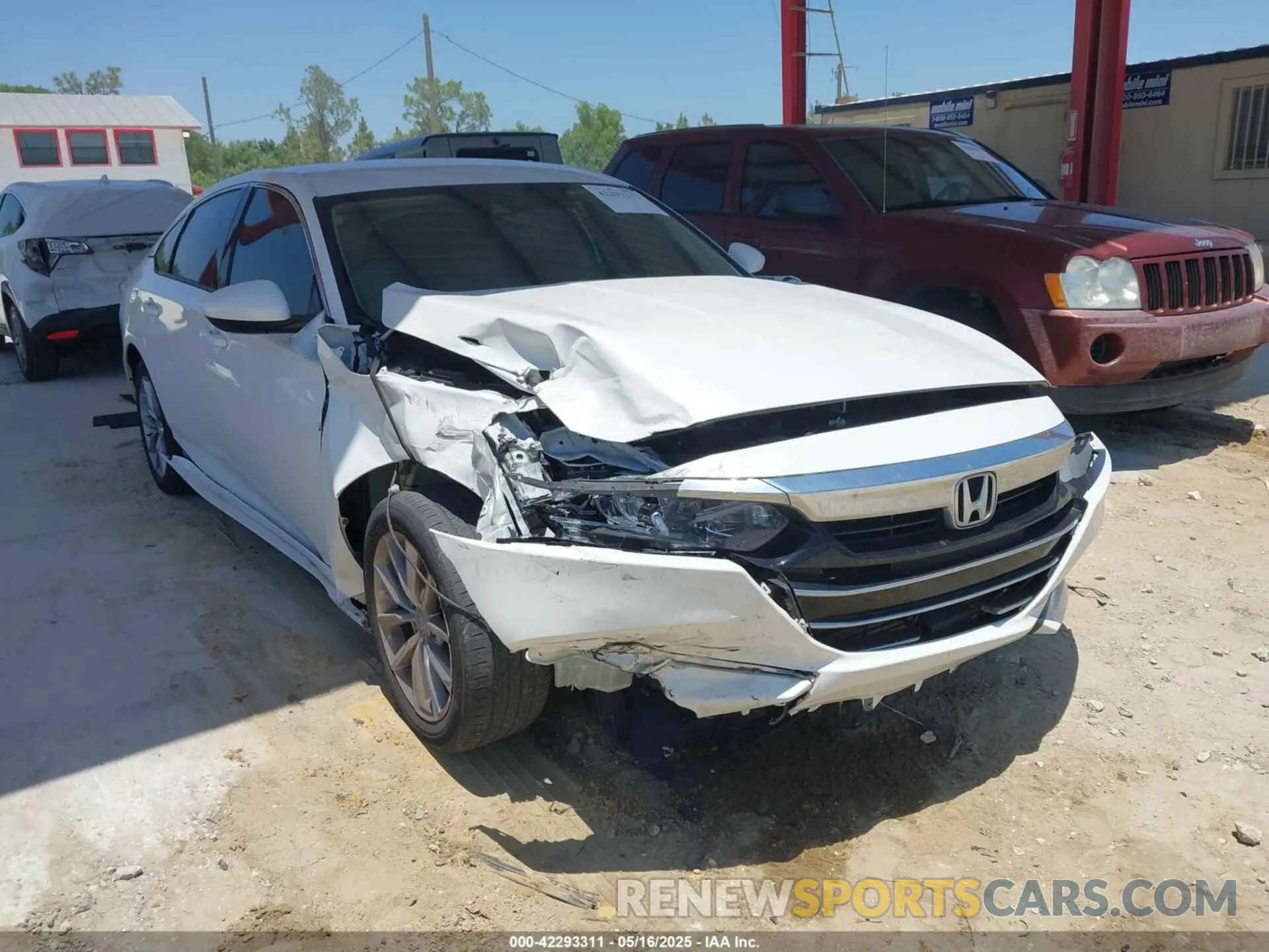 1 Photograph of a damaged car 1HGCV1F13MA062434 HONDA ACCORD 2021