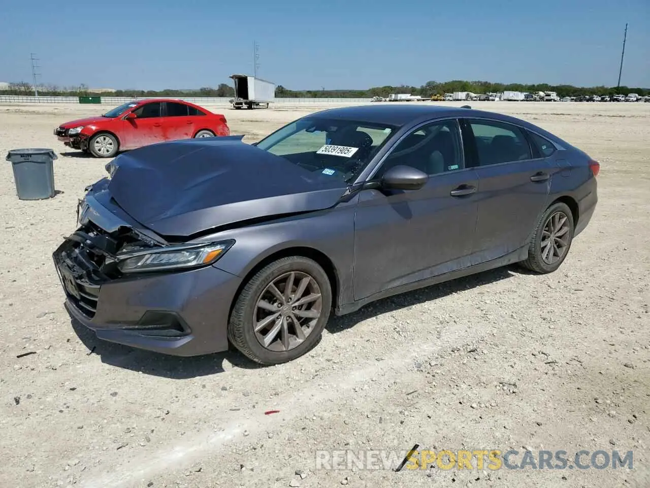 1 Photograph of a damaged car 1HGCV1F13MA065401 HONDA ACCORD 2021
