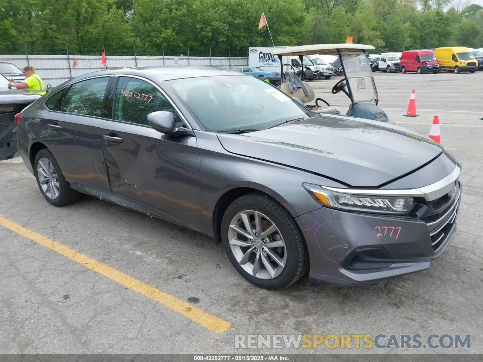 1 Photograph of a damaged car 1HGCV1F13MA085518 HONDA ACCORD 2021