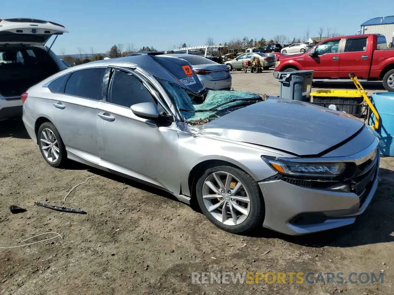 4 Photograph of a damaged car 1HGCV1F14MA019396 HONDA ACCORD 2021