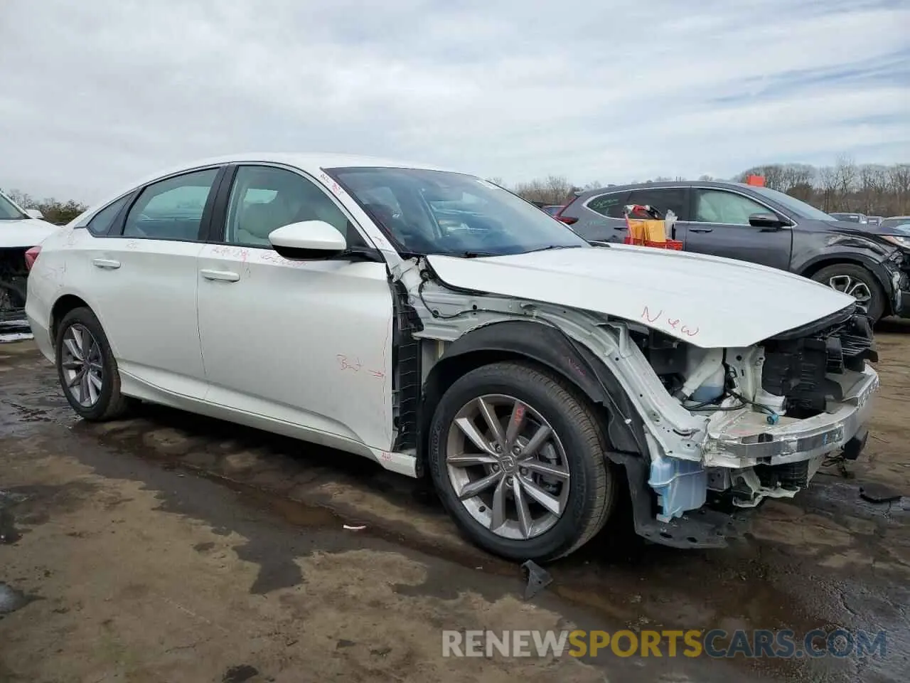 4 Photograph of a damaged car 1HGCV1F14MA021570 HONDA ACCORD 2021