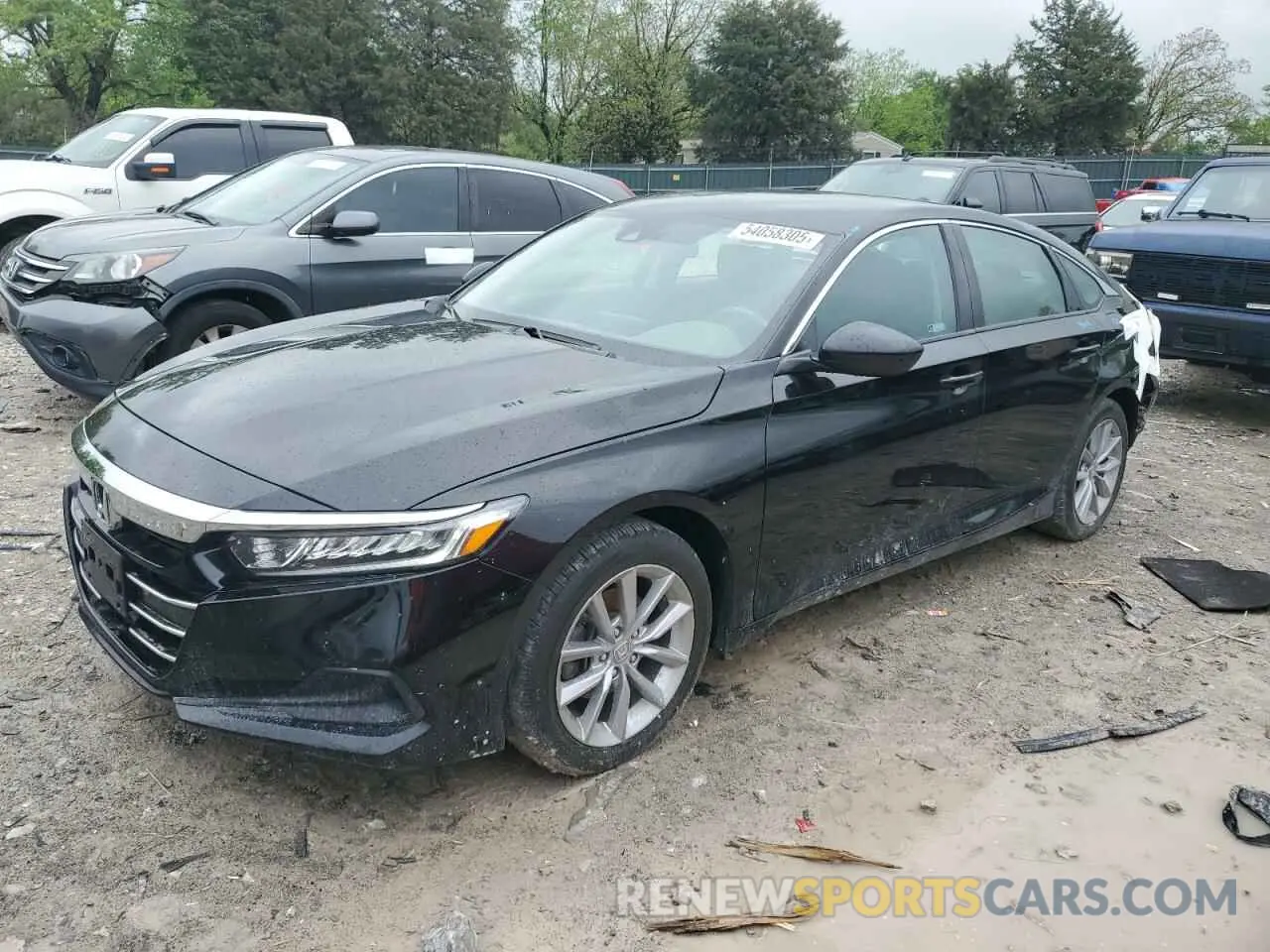 1 Photograph of a damaged car 1HGCV1F14MA066251 HONDA ACCORD 2021
