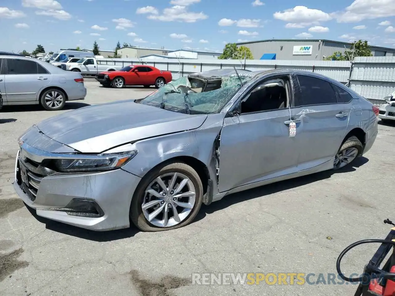 1 Photograph of a damaged car 1HGCV1F14MA068906 HONDA ACCORD 2021