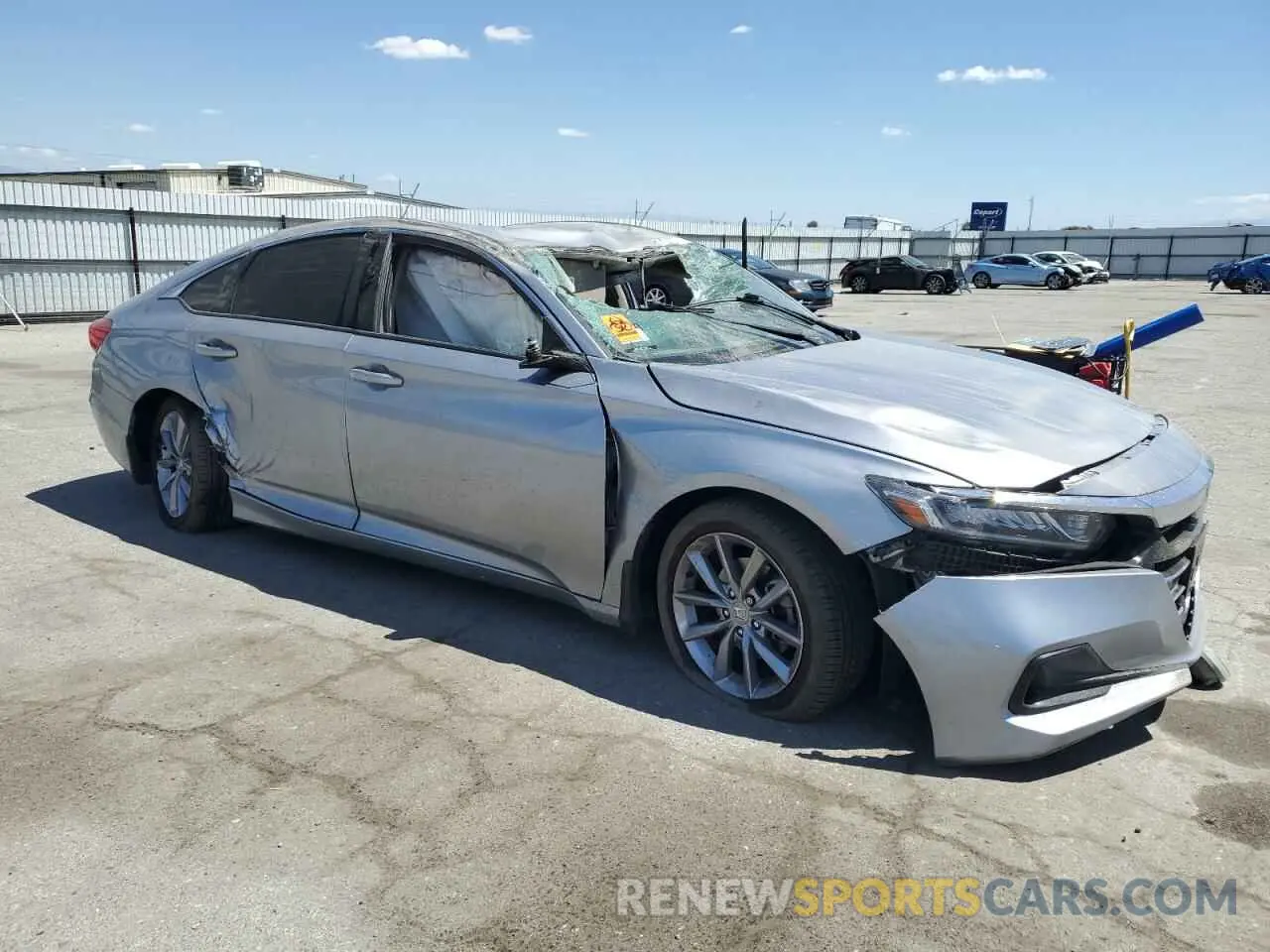 4 Photograph of a damaged car 1HGCV1F14MA068906 HONDA ACCORD 2021