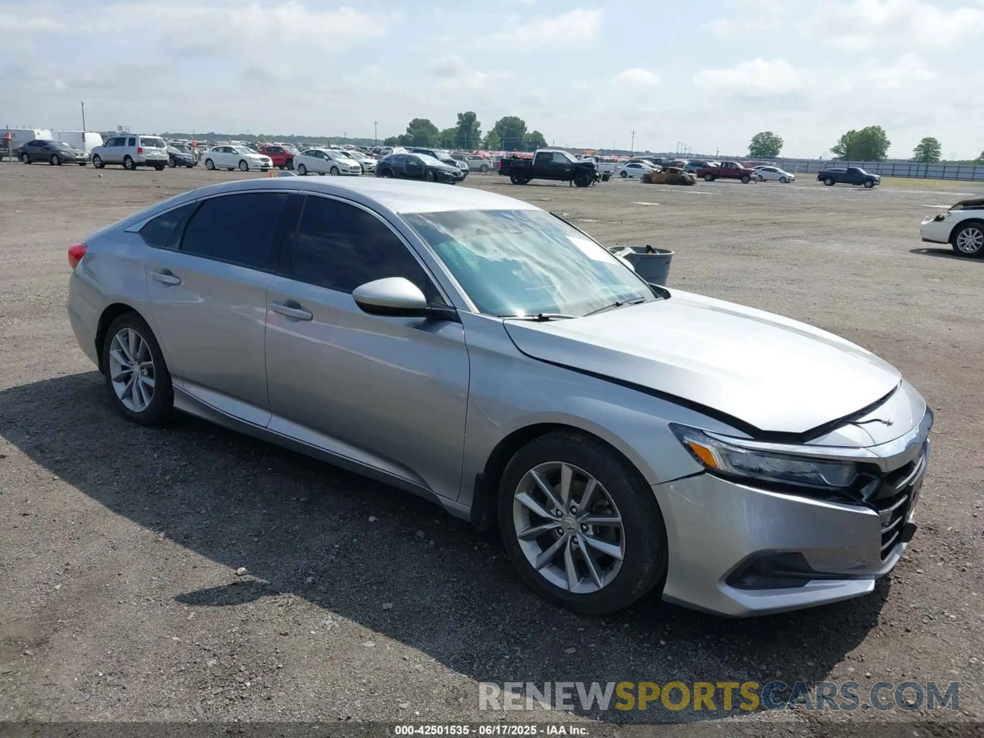 1 Photograph of a damaged car 1HGCV1F14MA072793 HONDA ACCORD 2021