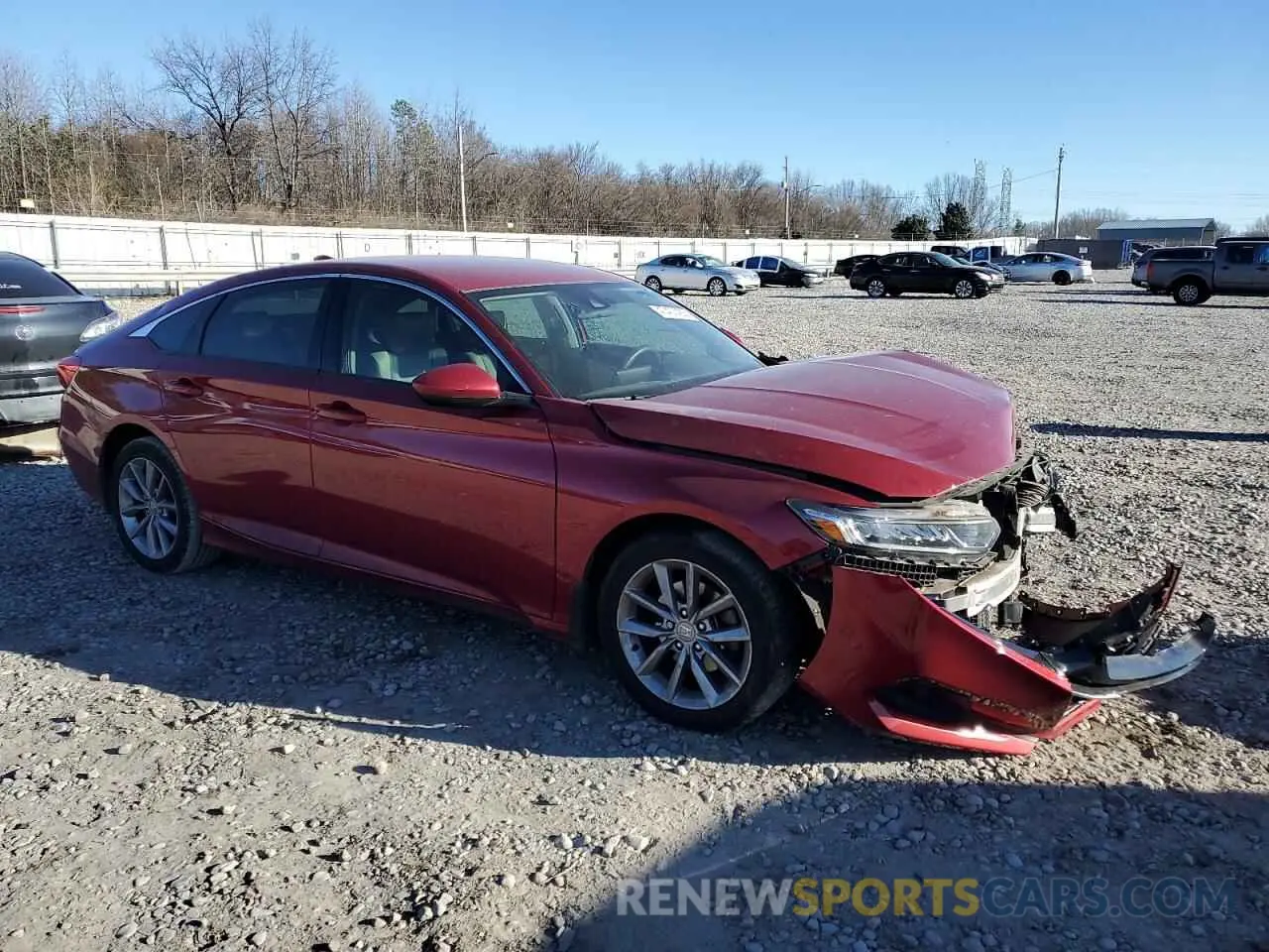 4 Photograph of a damaged car 1HGCV1F14MA076083 HONDA ACCORD 2021