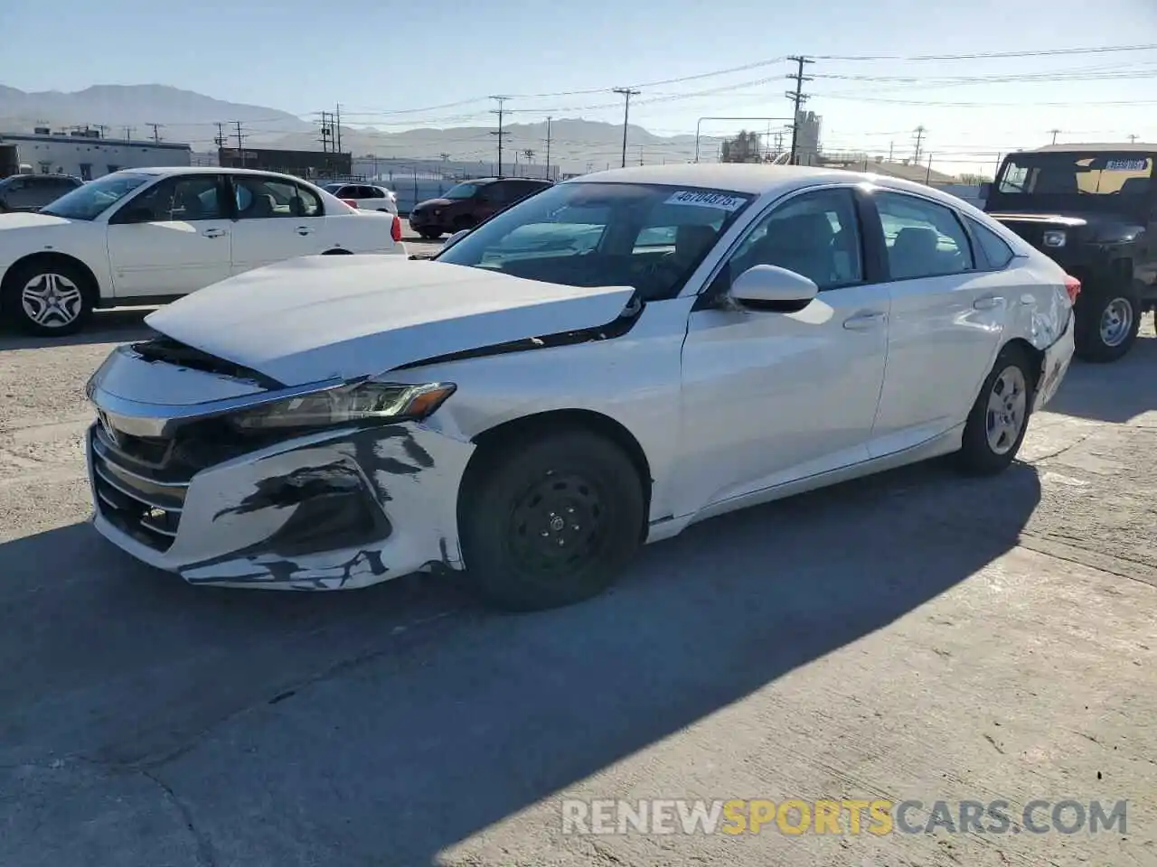 1 Photograph of a damaged car 1HGCV1F14MA124990 HONDA ACCORD 2021