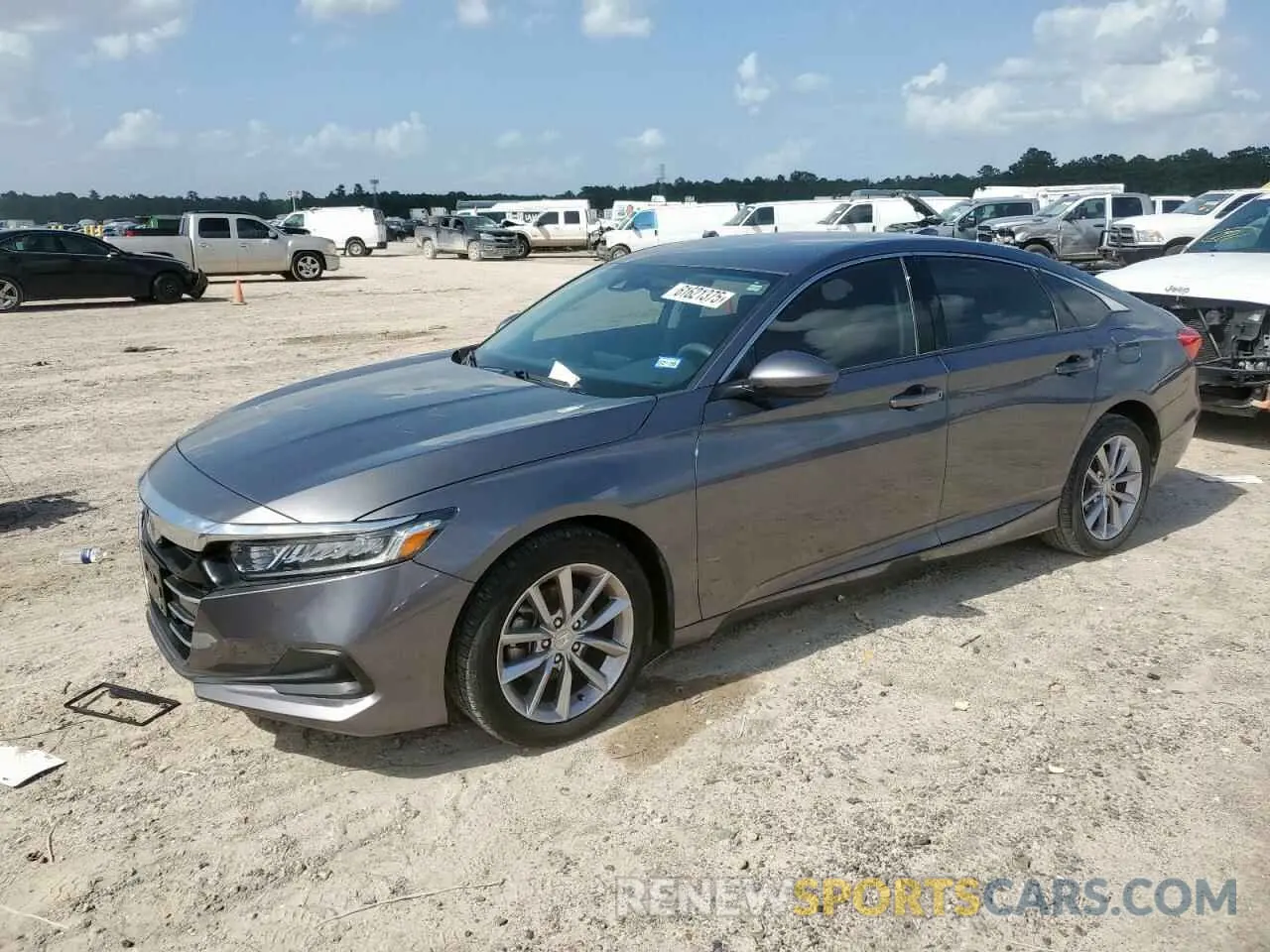 1 Photograph of a damaged car 1HGCV1F16MA020968 HONDA ACCORD 2021