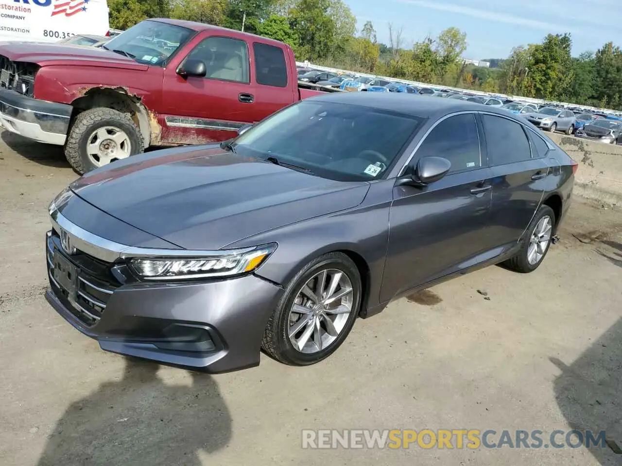 1 Photograph of a damaged car 1HGCV1F16MA021943 HONDA ACCORD 2021