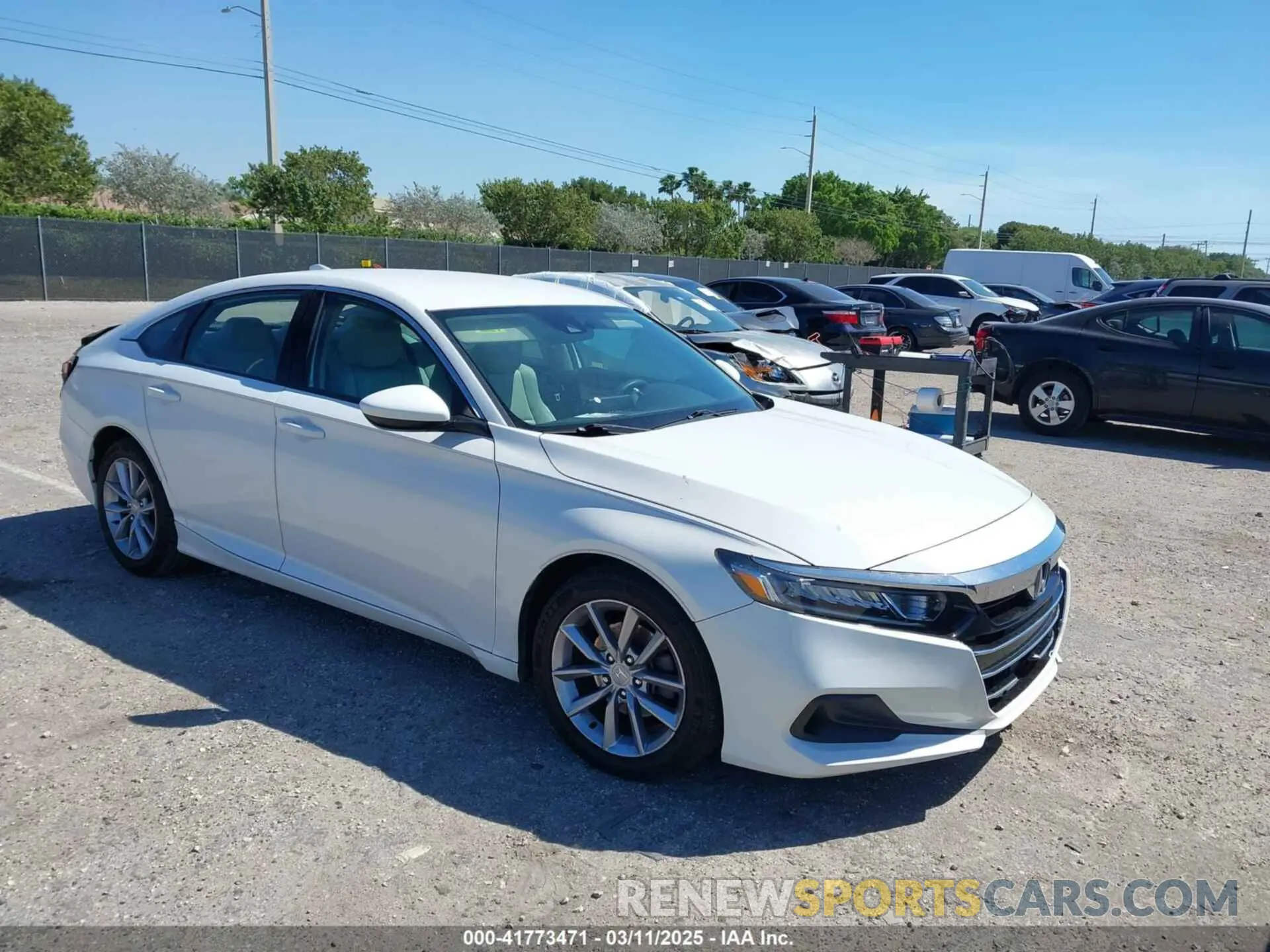 1 Photograph of a damaged car 1HGCV1F16MA029802 HONDA ACCORD 2021