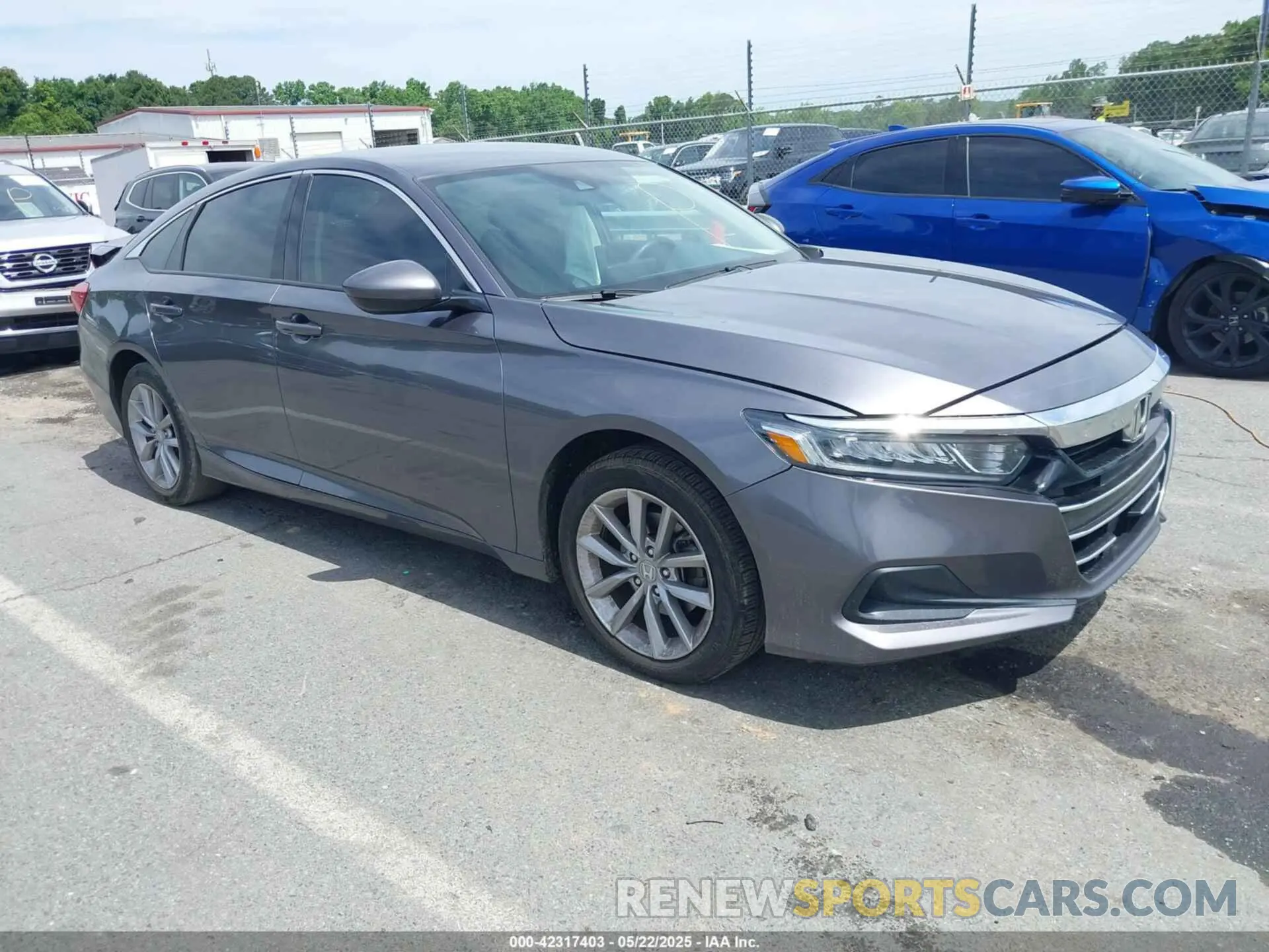 1 Photograph of a damaged car 1HGCV1F16MA053601 HONDA ACCORD 2021