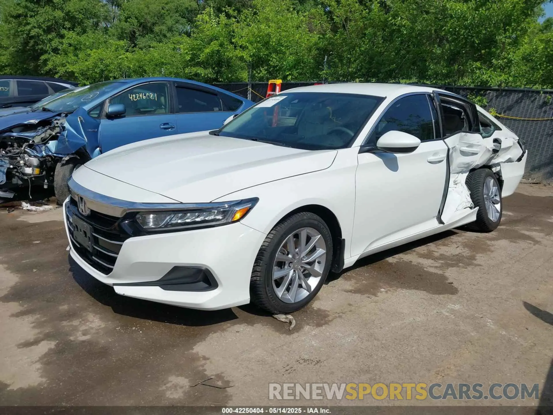 2 Photograph of a damaged car 1HGCV1F17MA002754 HONDA ACCORD 2021