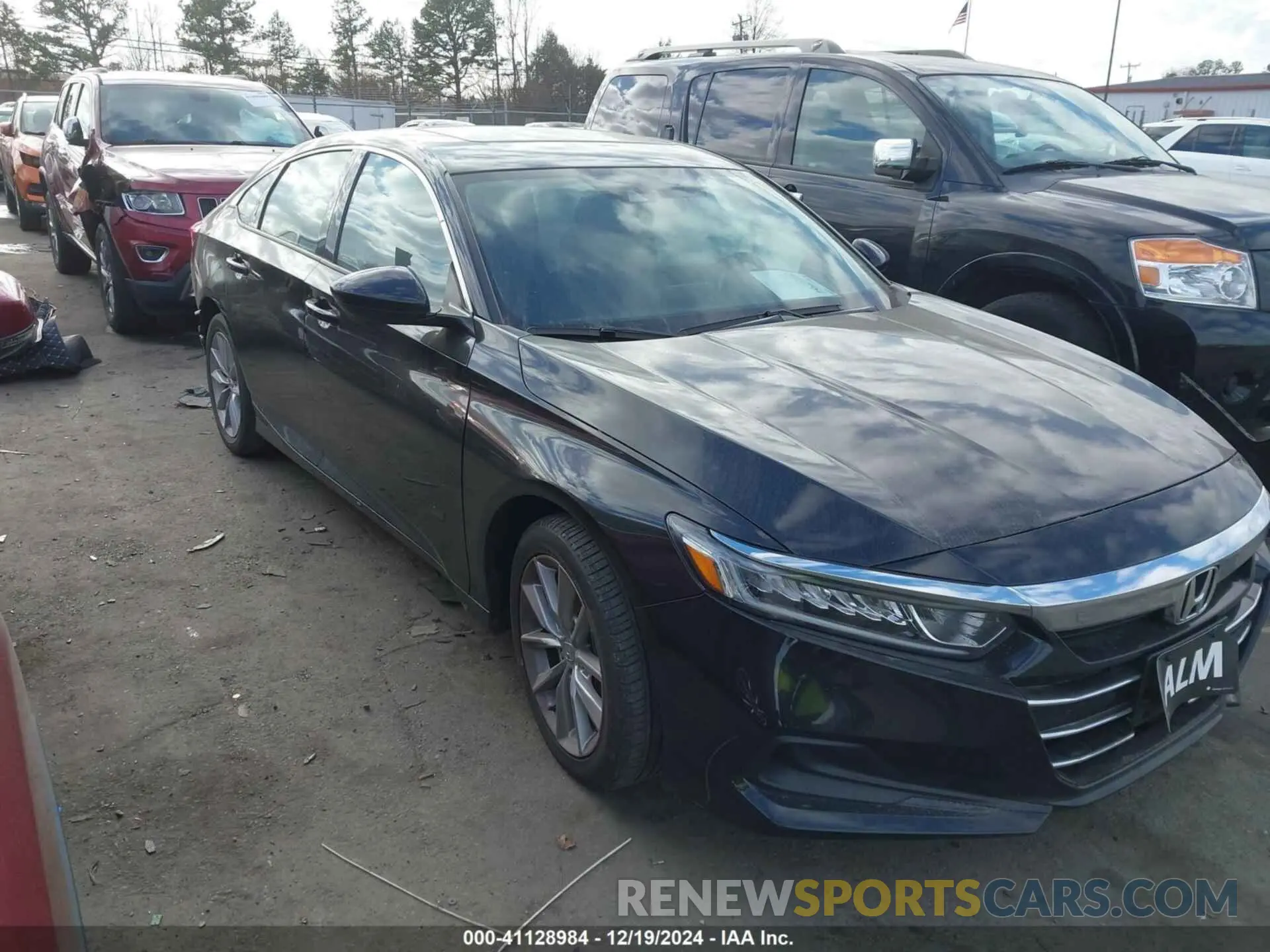 1 Photograph of a damaged car 1HGCV1F17MA066244 HONDA ACCORD 2021